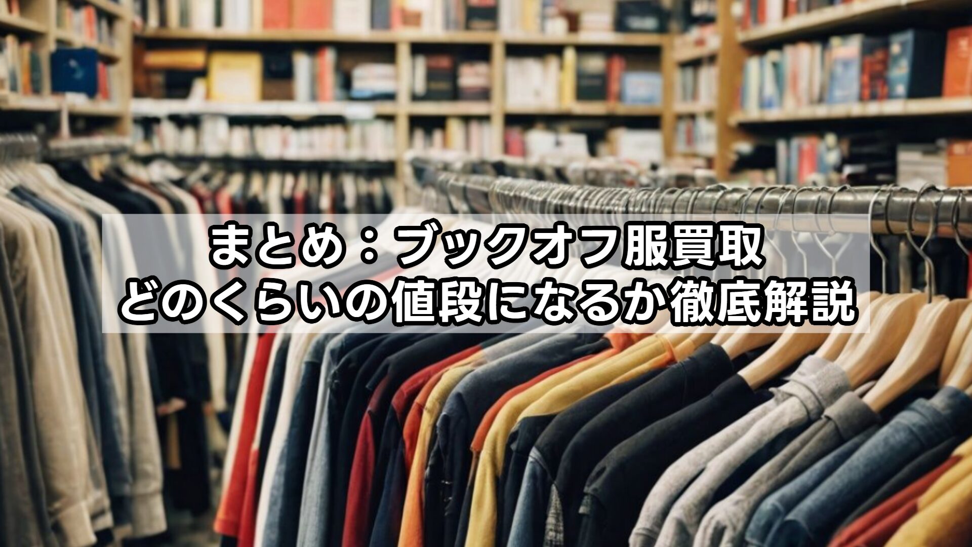 まとめ:ブックオフ服買取どのくらいの値段になるか徹底解説