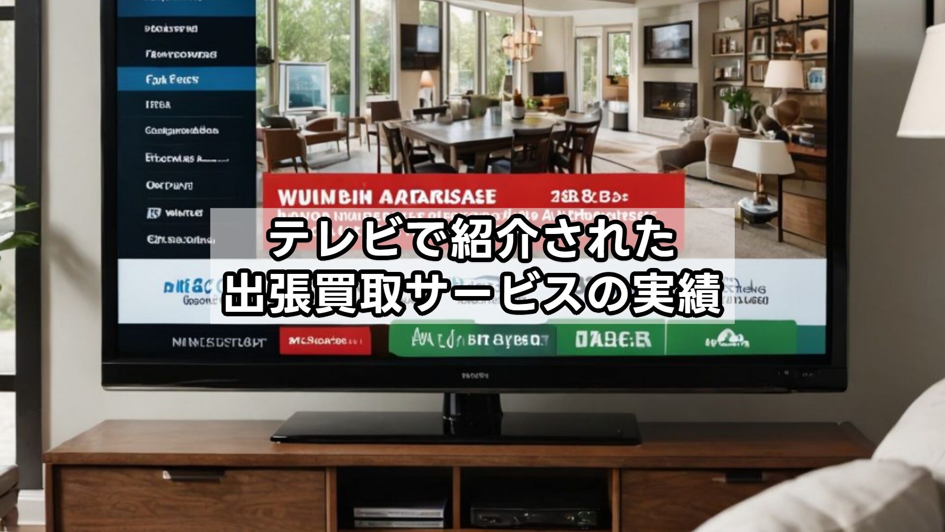 テレビで紹介された出張買取サービスの実績