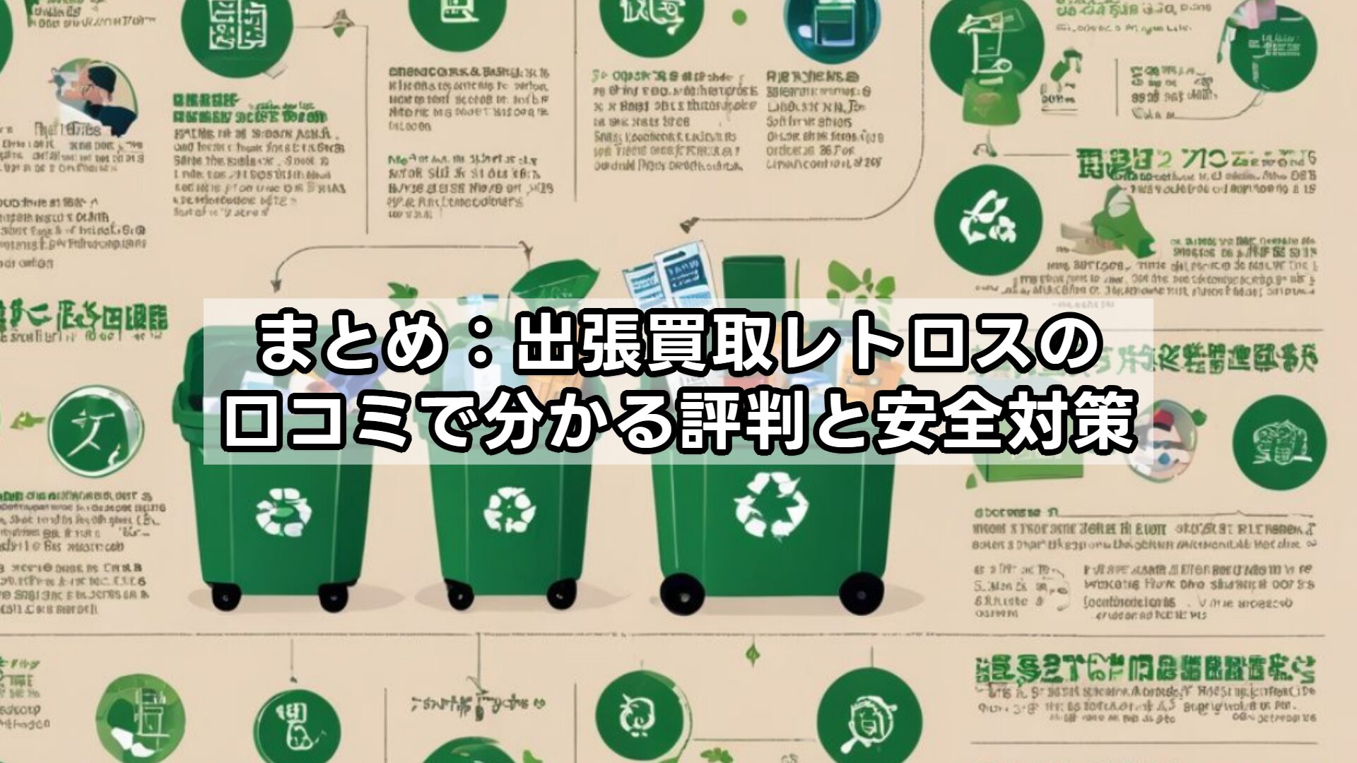まとめ：出張買取レトロスの口コミで分かる評判と安全対策