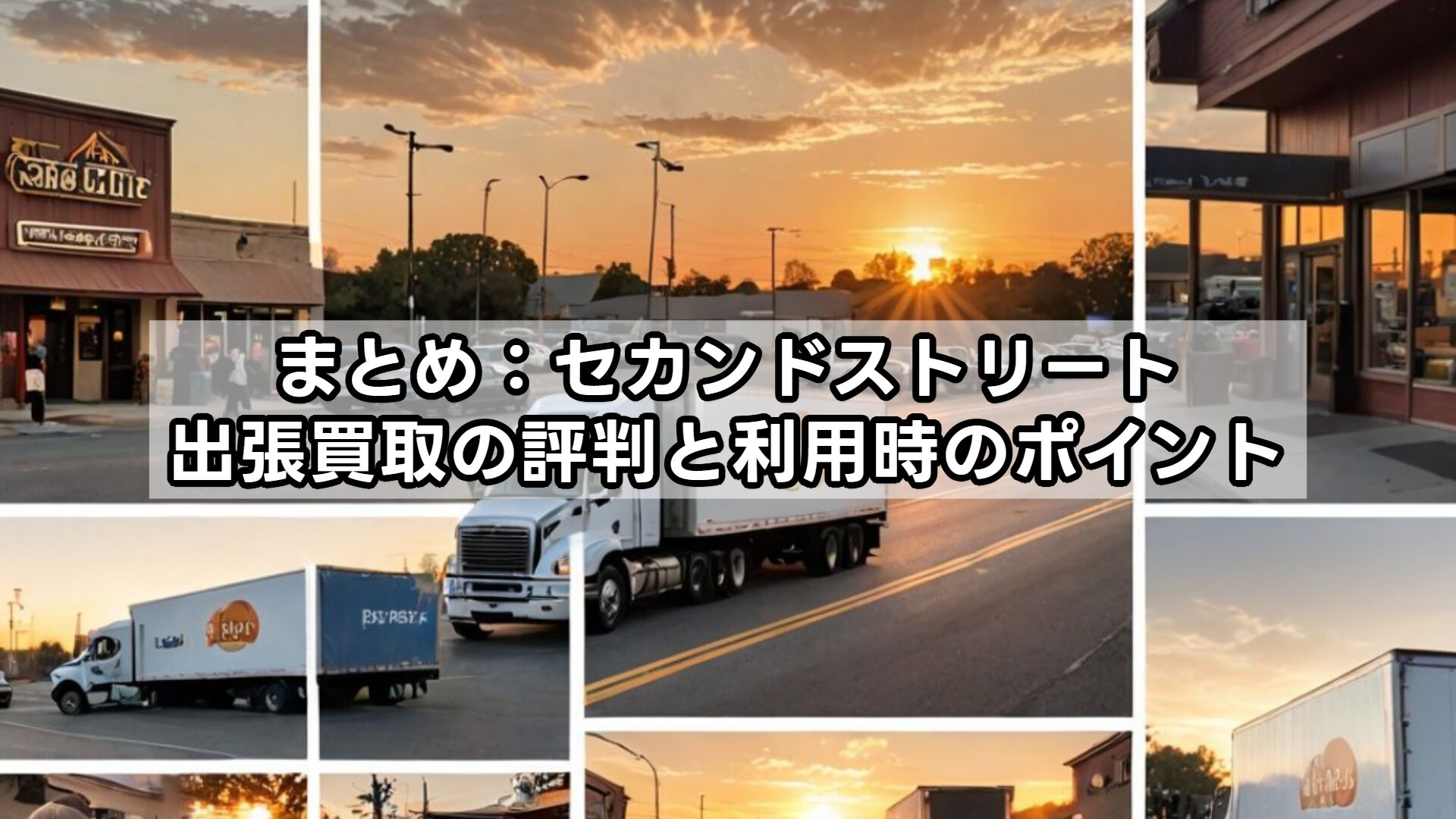 まとめ：セカンドストリート出張買取の評判と利用時のポイント