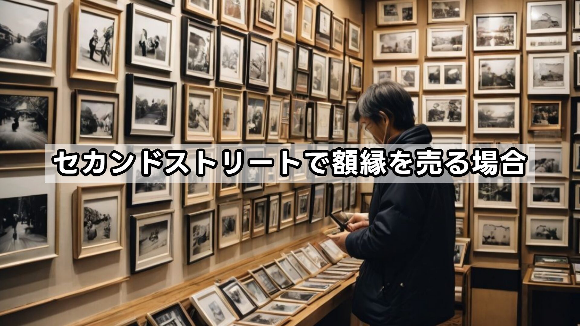 セカンドストリートで額縁を売る場合
