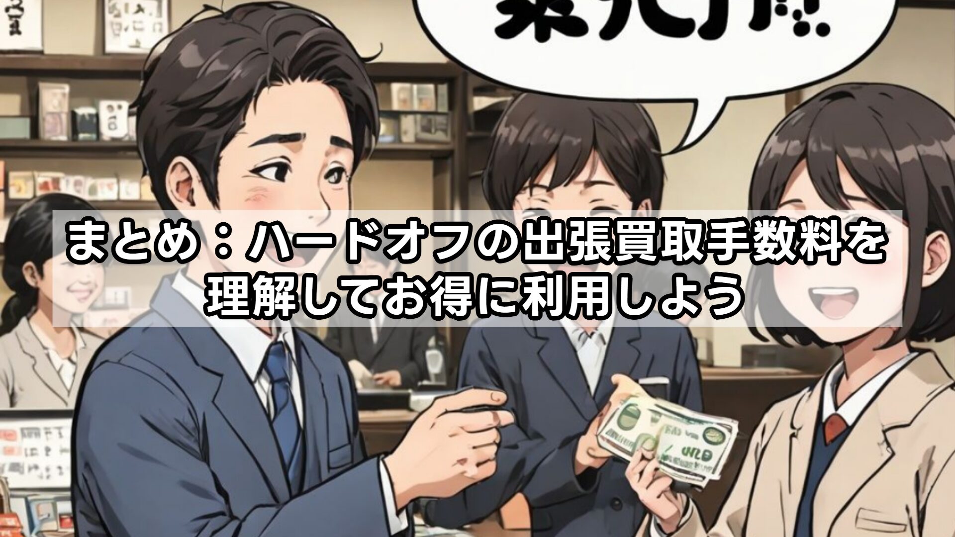 まとめ：ハードオフの出張買取手数料を理解してお得に利用しよう