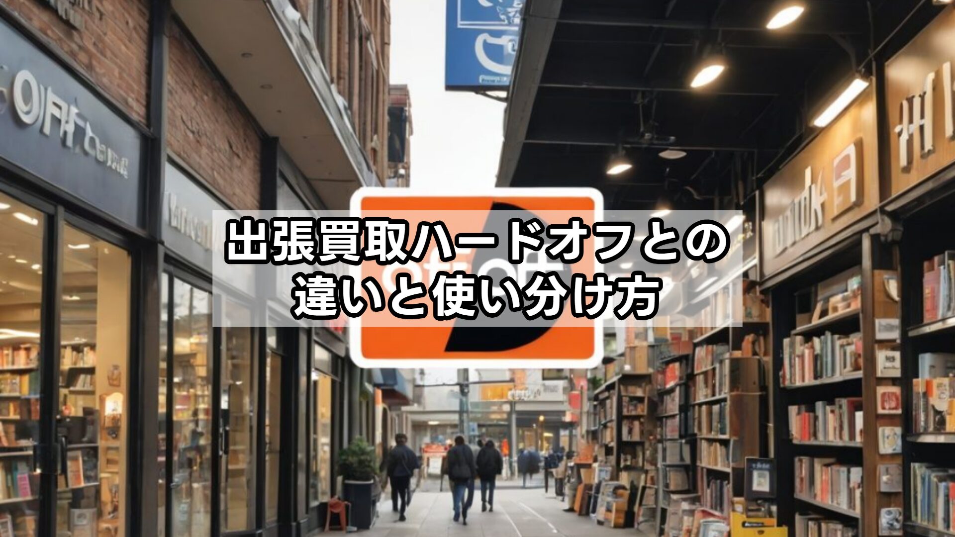 出張買取ハードオフとの違いと使い分け方