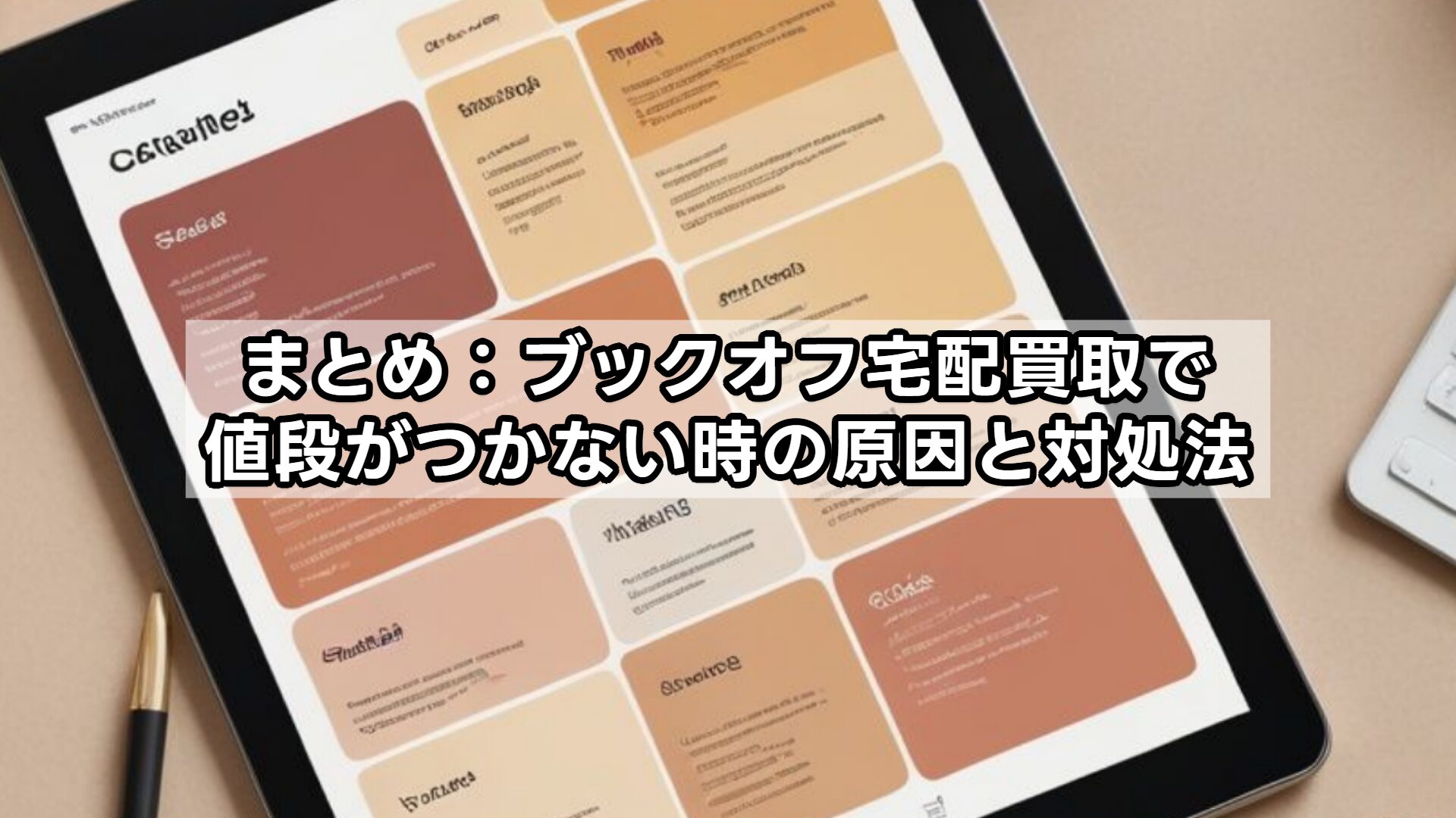 まとめ:ブックオフ宅配買取で値段がつかない時の原因と対処法