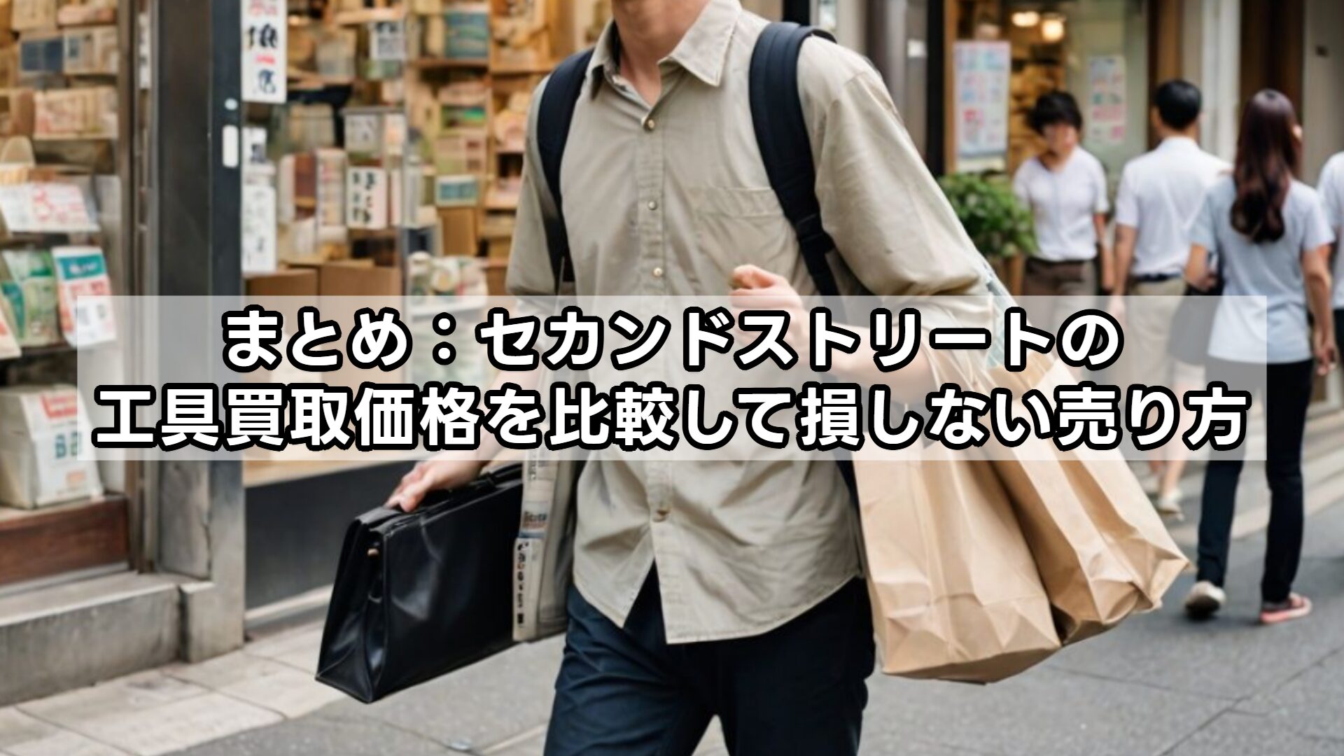 まとめ：セカンドストリートの工具買取価格を比較して損しない売り方