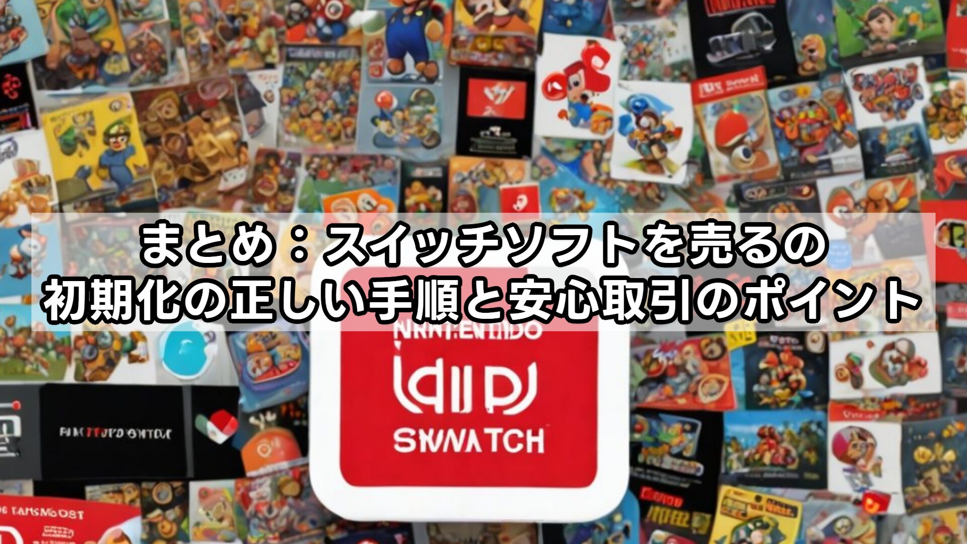 まとめ:スイッチソフトを売るの初期化の正しい手順と安心取引のポイント