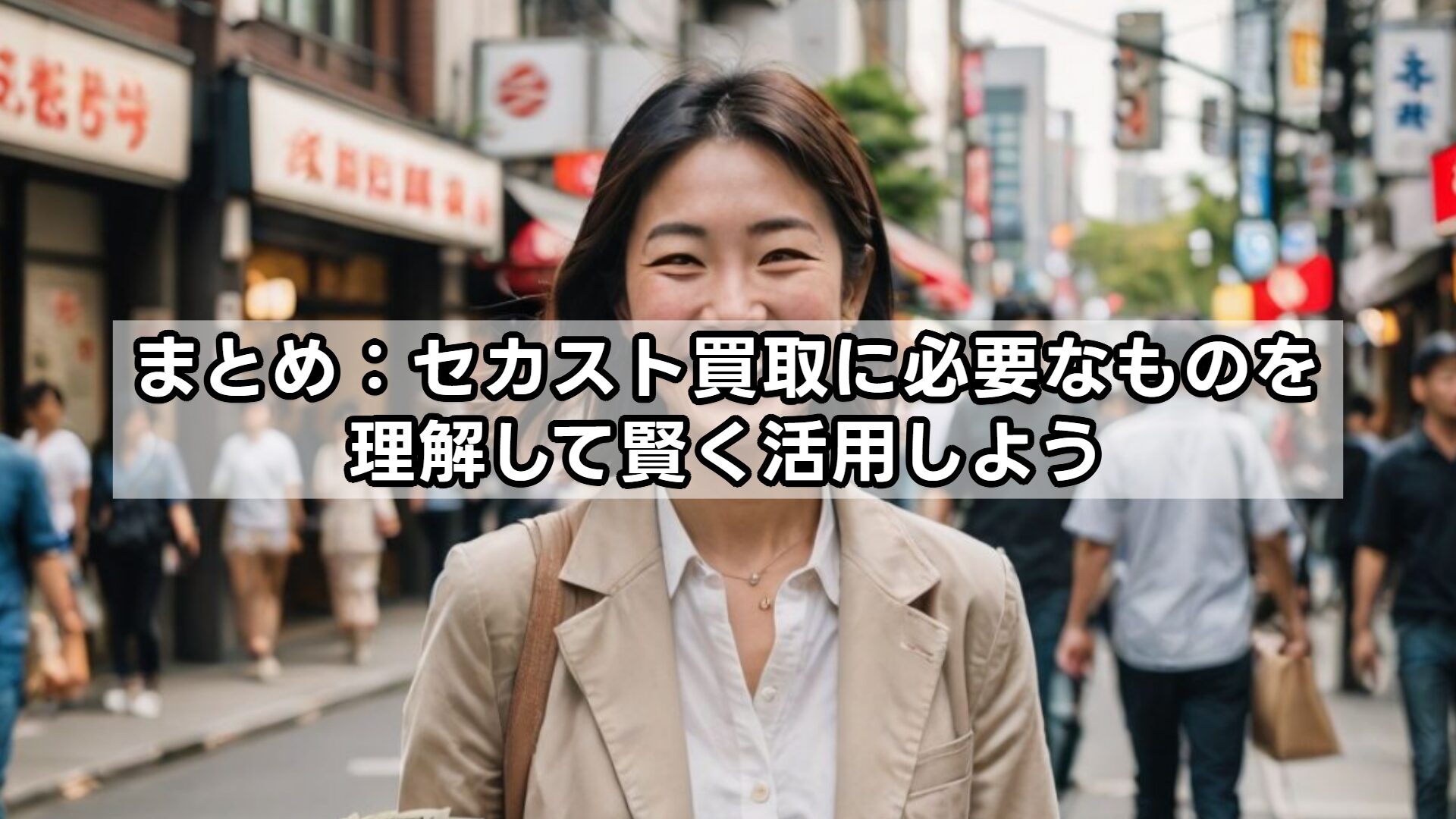 まとめ:セカスト買取に必要なものを理解して賢く活用しよう