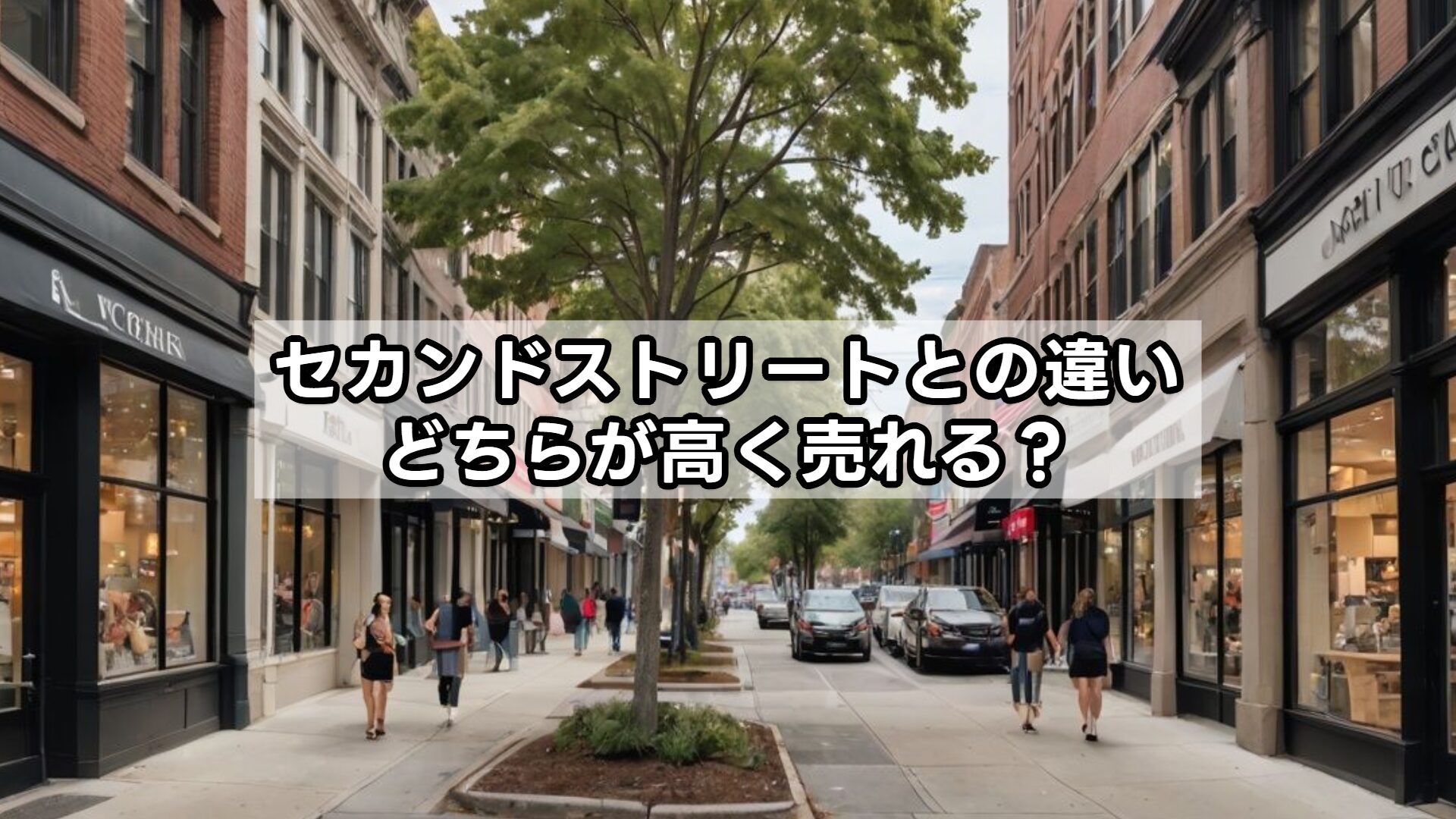 セカンドストリートとの違い｜どちらが高く売れる？