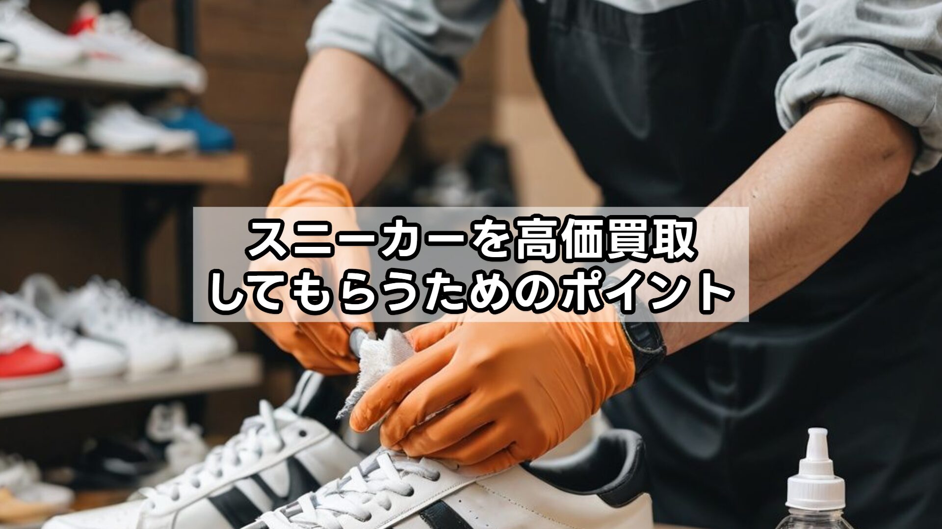 スニーカーを高価買取してもらうためのポイント