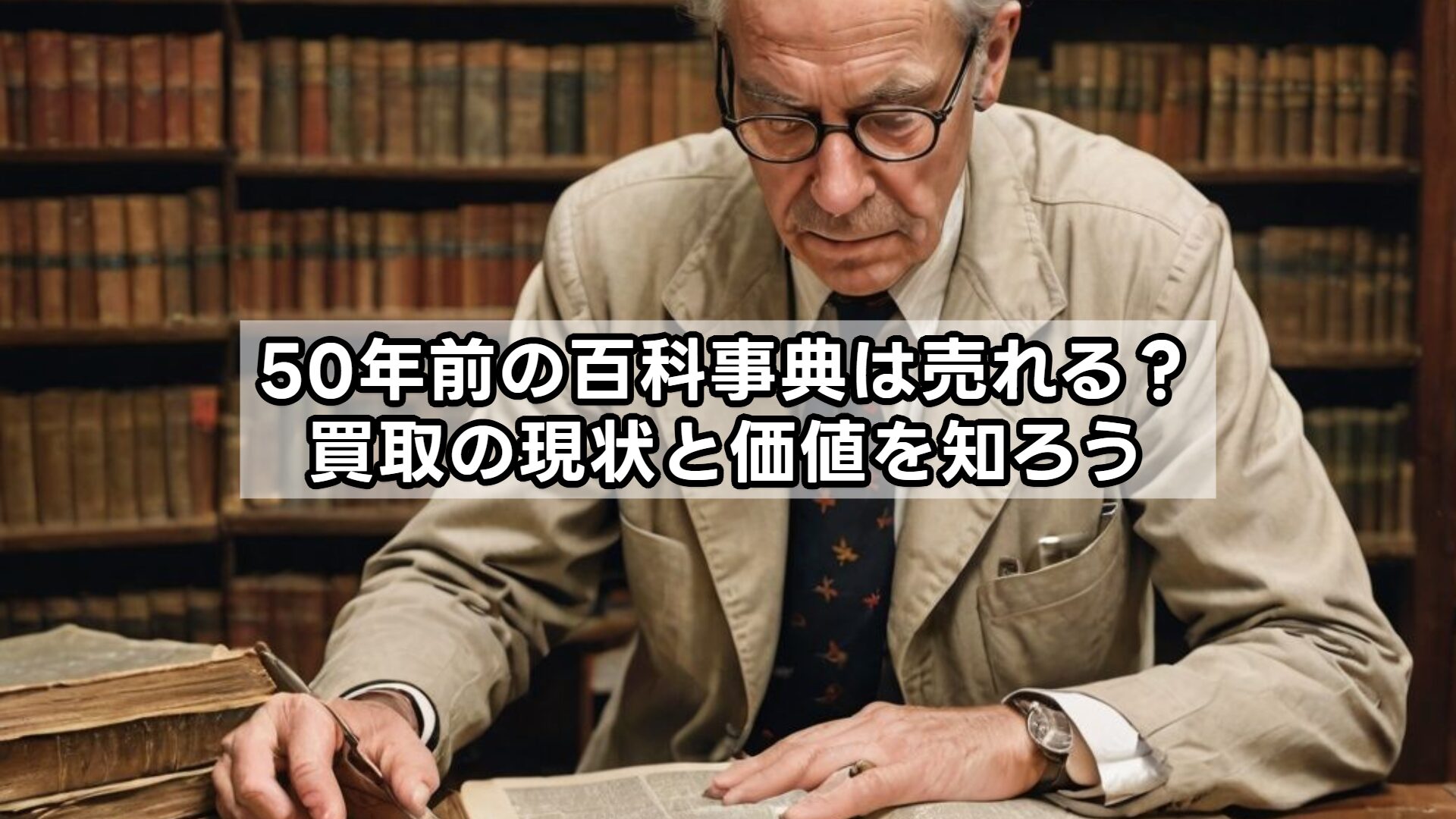 50年前の百科事典は売れる？買取の現状と価値を知ろう