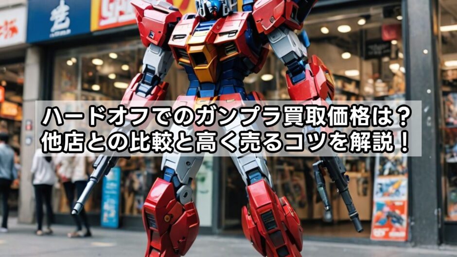 ハードオフでのガンプラ買取価格は？他店との比較と高く売るコツを解説！