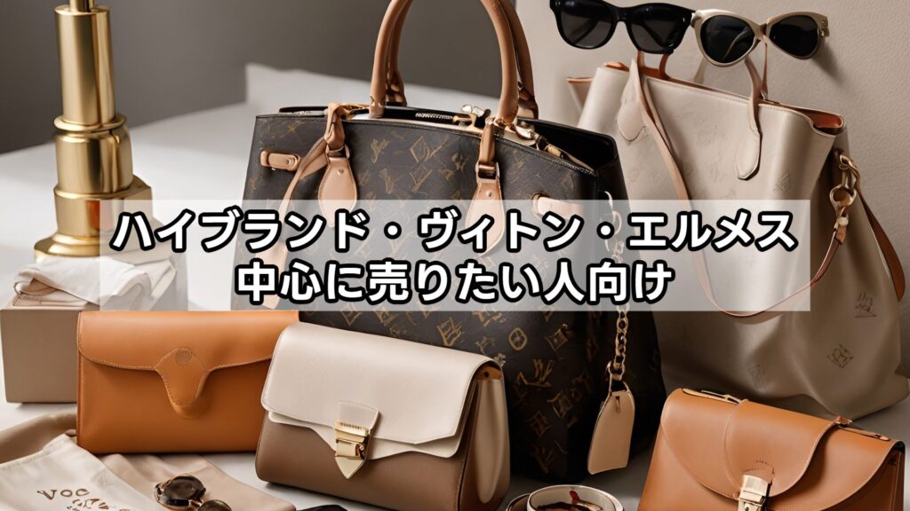 ハイブランド・ヴィトン・エルメス中心に売りたい人向け