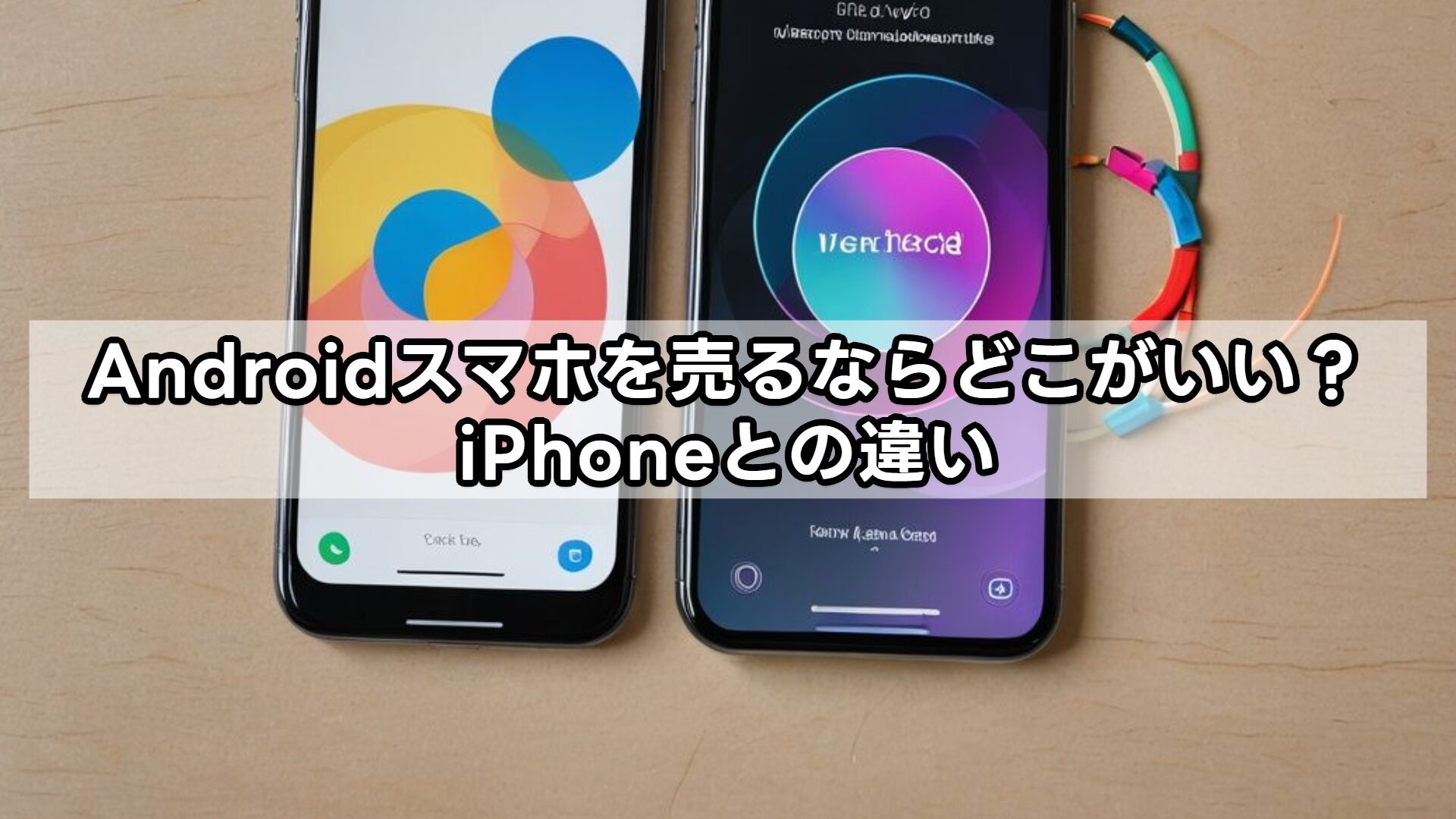 Androidスマホを売るならどこがいい？iPhoneとの違い