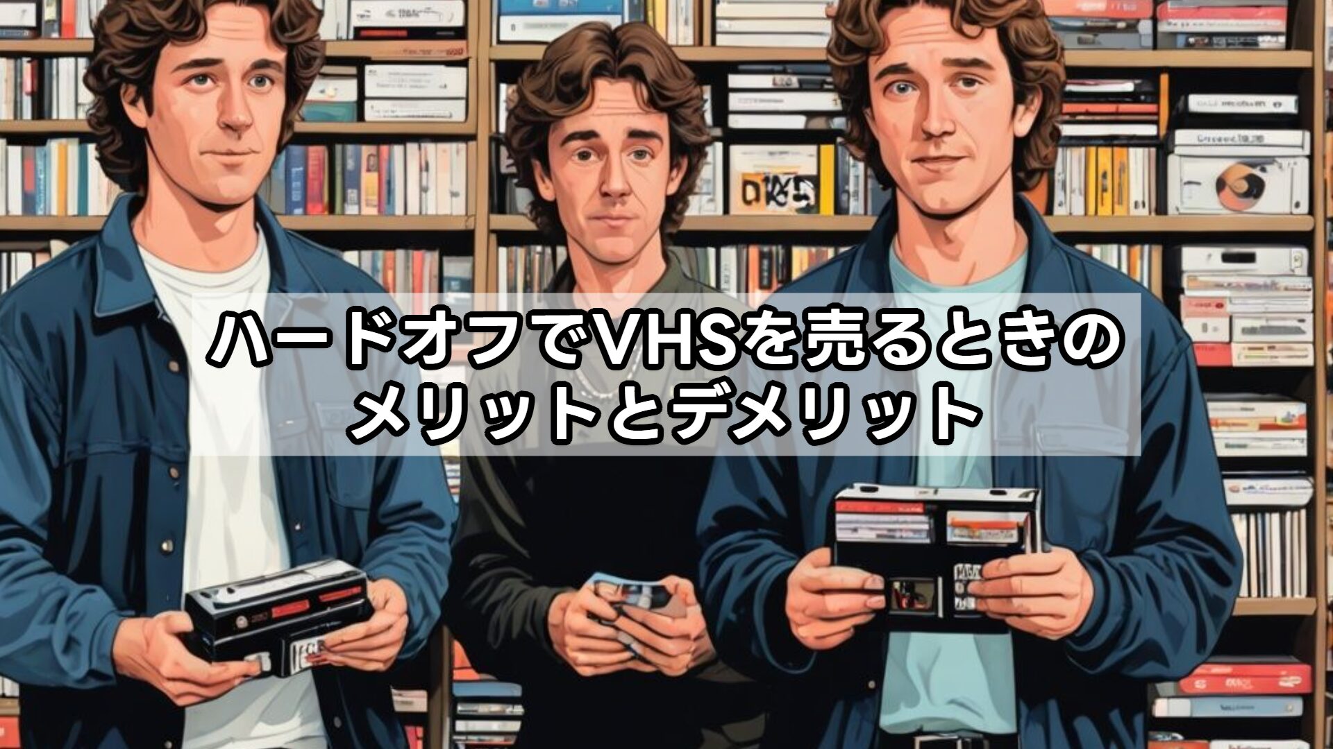 ハードオフでVHSを売るときのメリットとデメリット