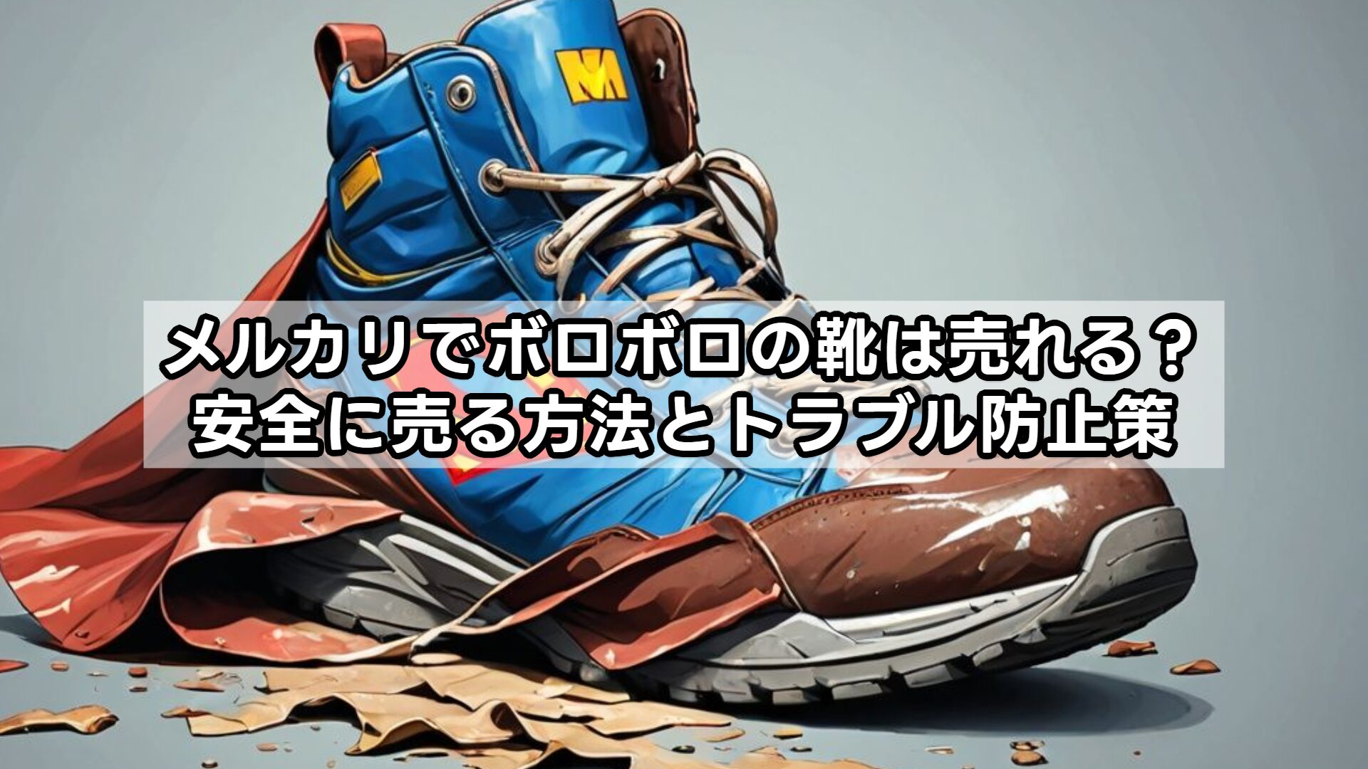 メルカリでボロボロの靴は売れる？安全に売る方法とトラブル防止策
