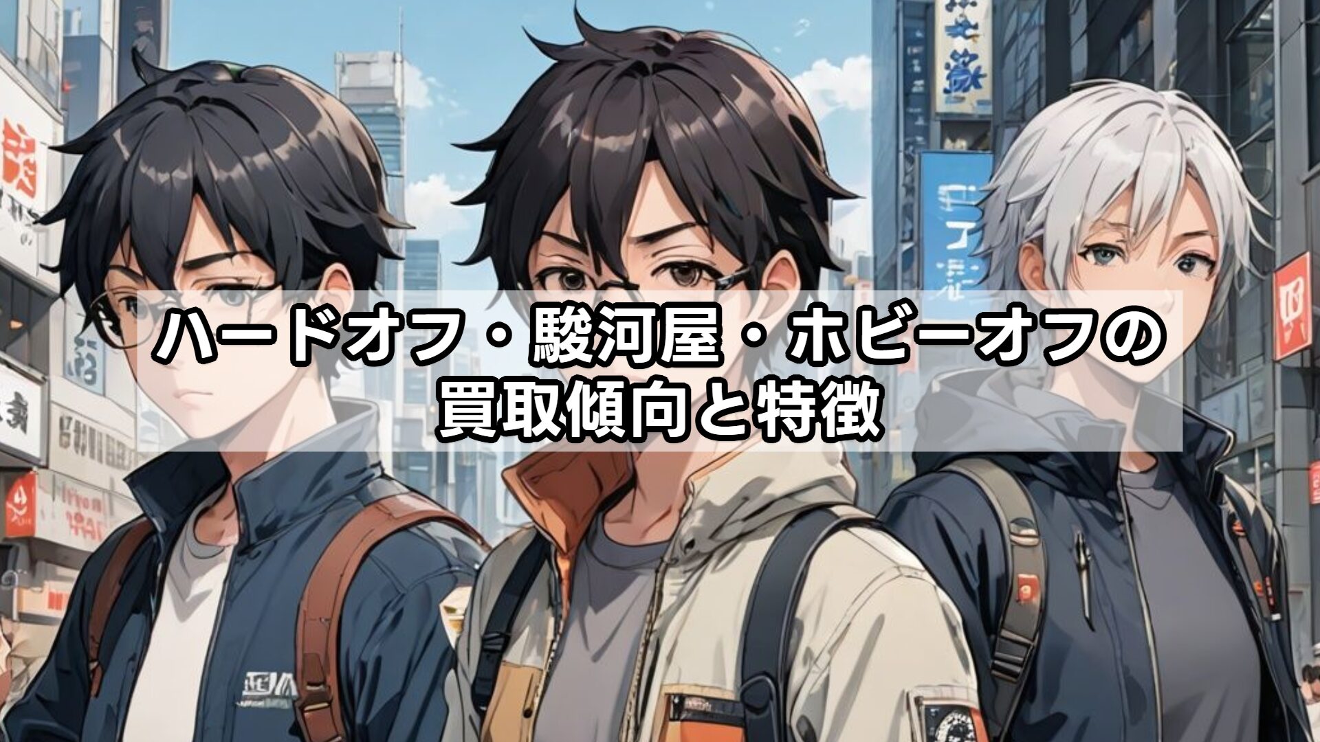 ハードオフ・駿河屋・ホビーオフの買取傾向と特徴