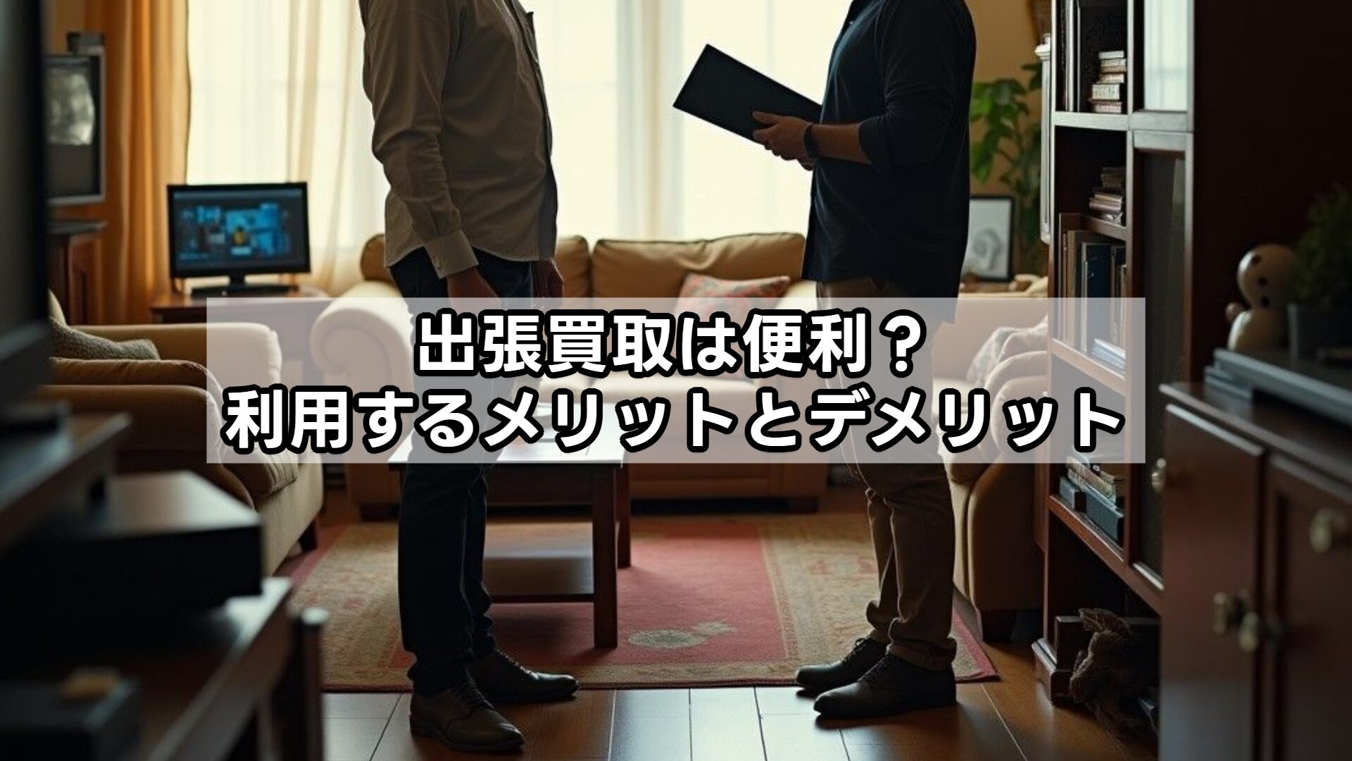 出張買取は便利？利用するメリットとデメリット