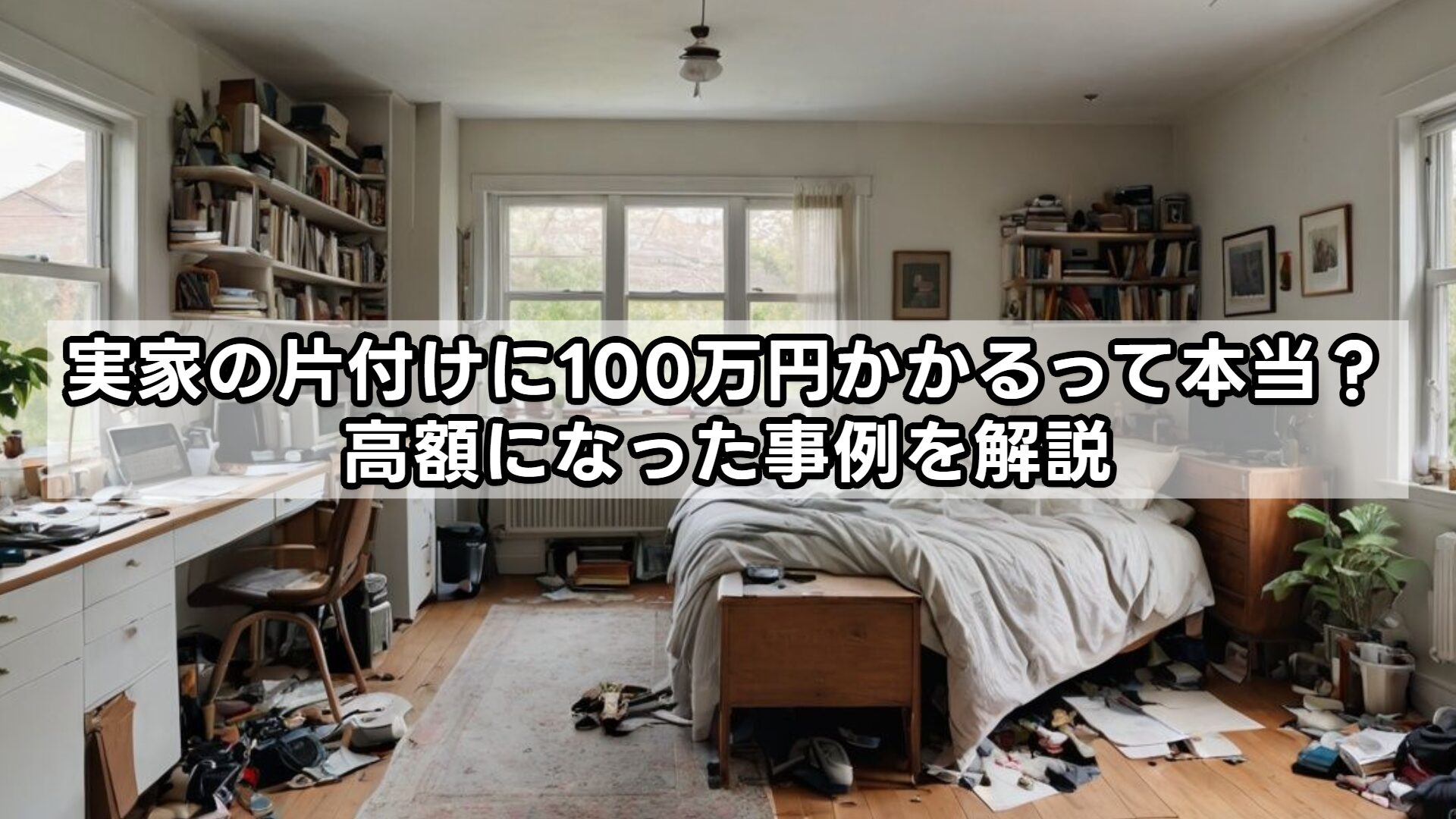 実家の片付けに100万円かかるって本当？高額になった事例を解説