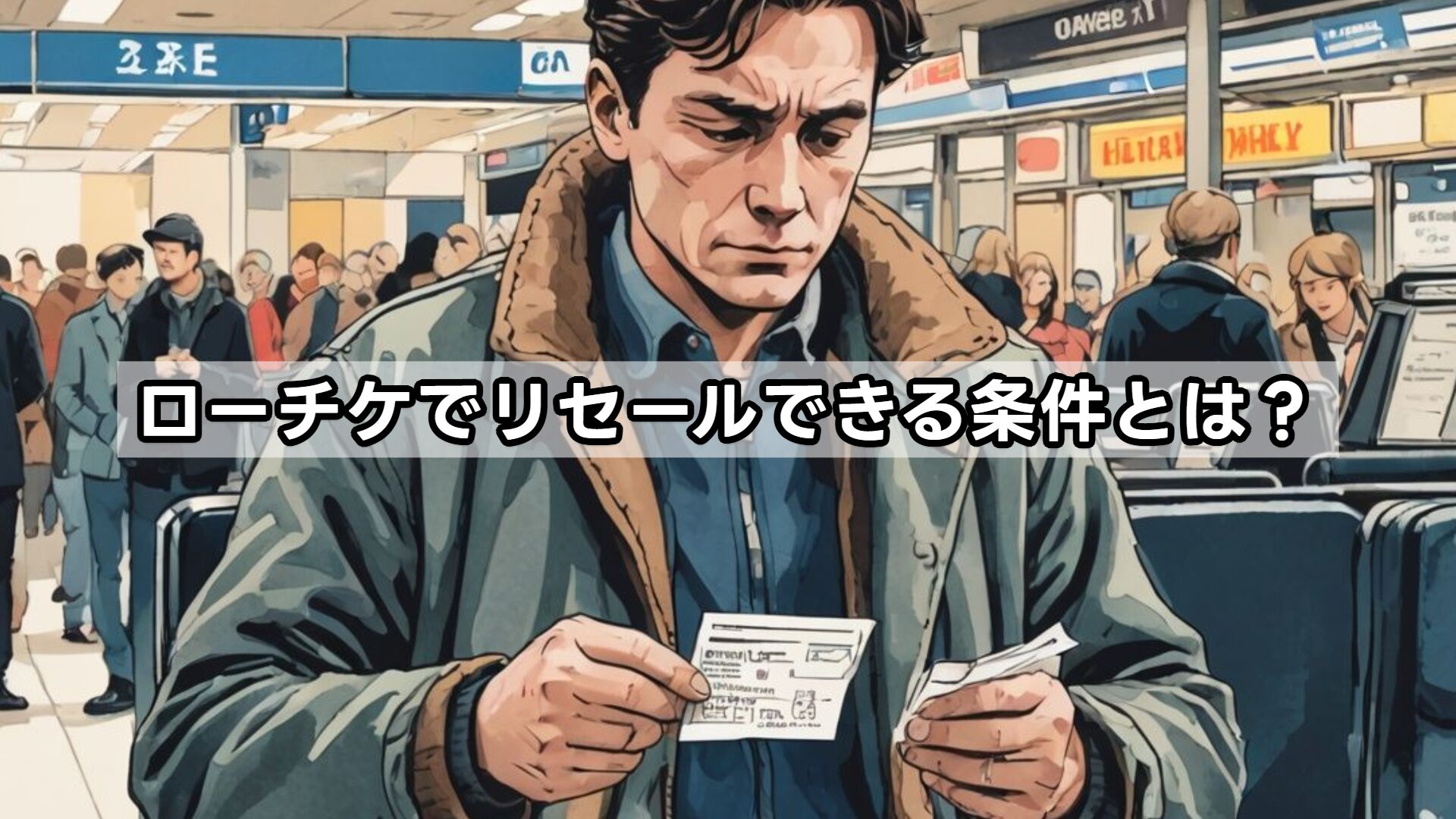 ローチケでリセールできる条件とは？