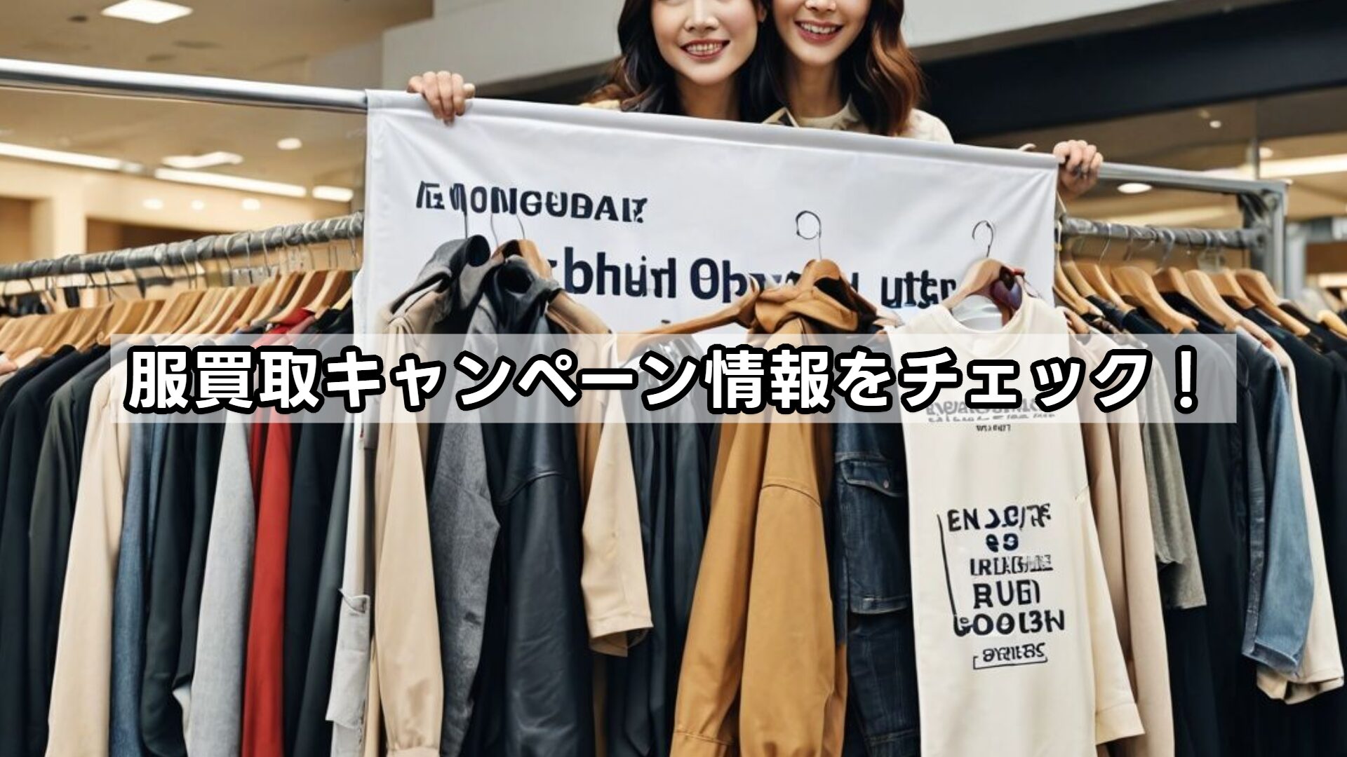 服買取キャンペーン情報をチェック！