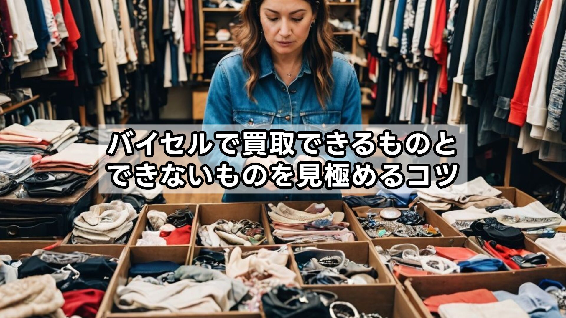 バイセルで買取できるものとできないものを見極めるコツ