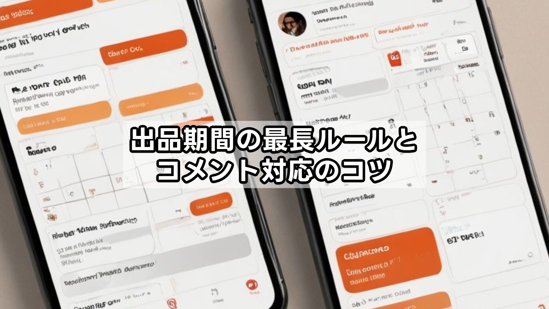 出品期間の最長ルールとコメント対応のコツ