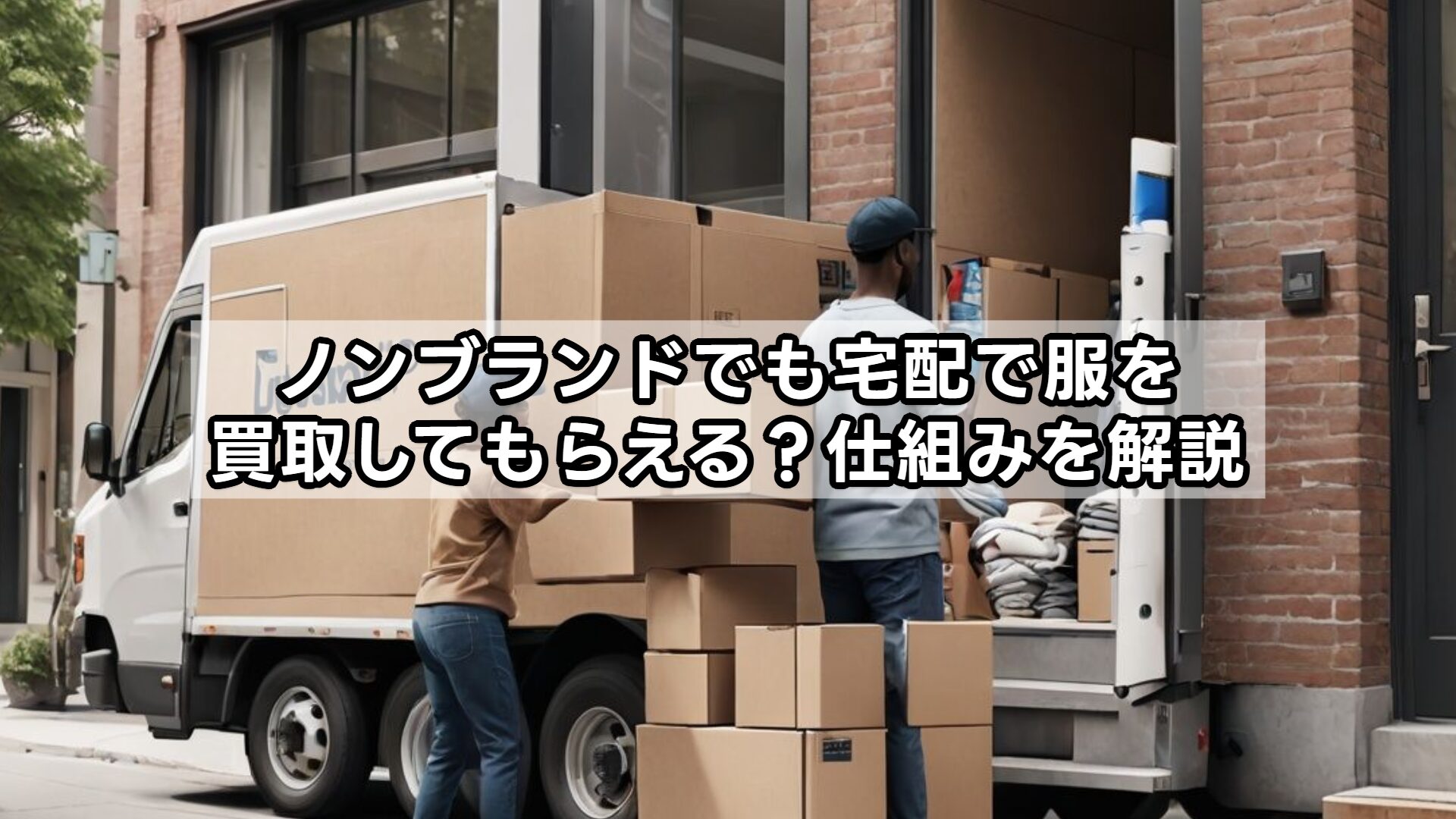 ノンブランドでも宅配で服を買取してもらえる?仕組みを解説