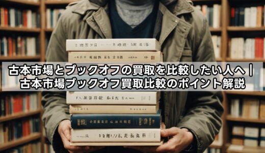 古本市場とブックオフの買取を比較したい人へ｜古本市場ブックオフ買取比較のポイント解説