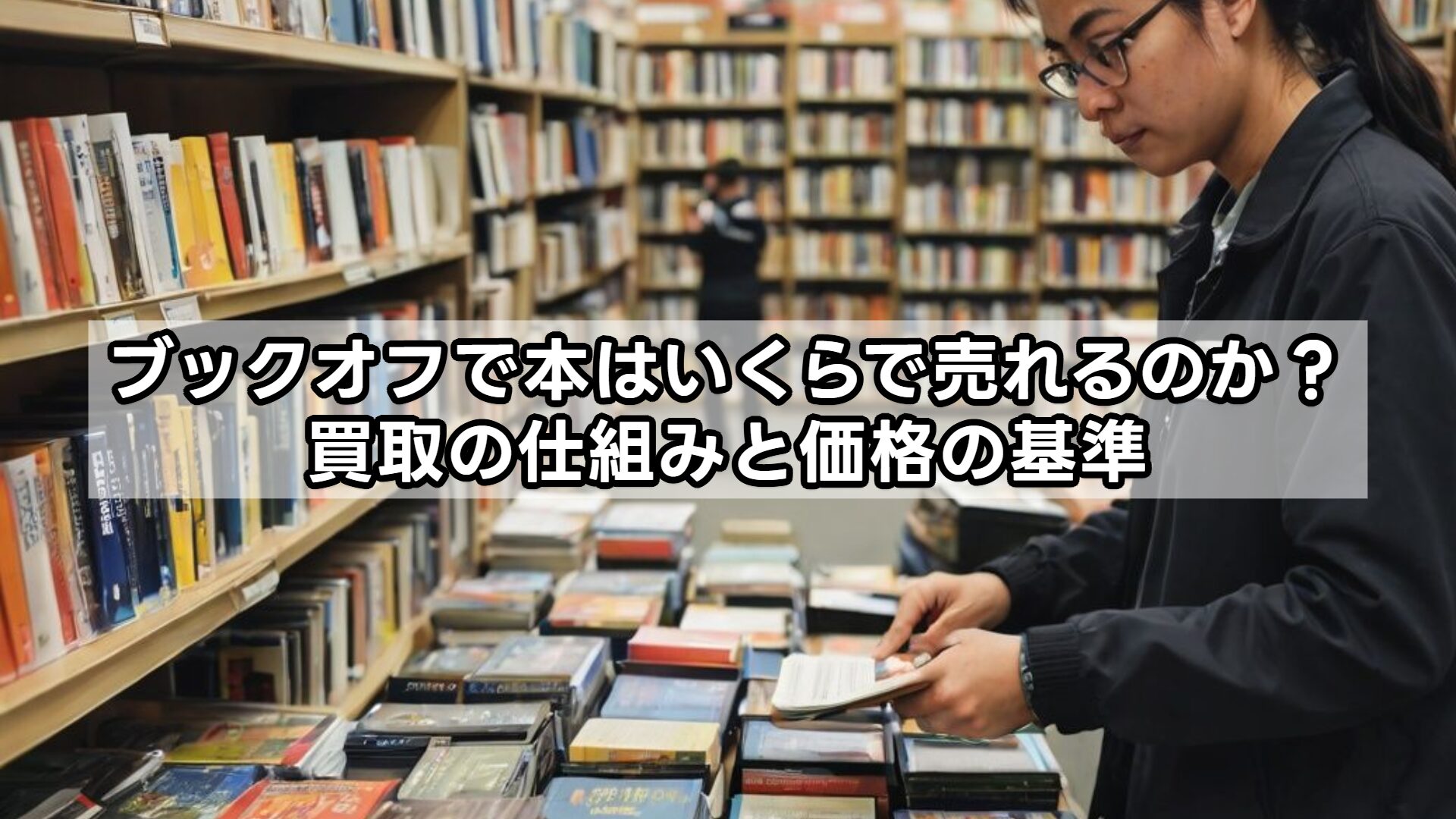 ブックオフで本はいくらで売れるのか？買取の仕組みと価格の基準