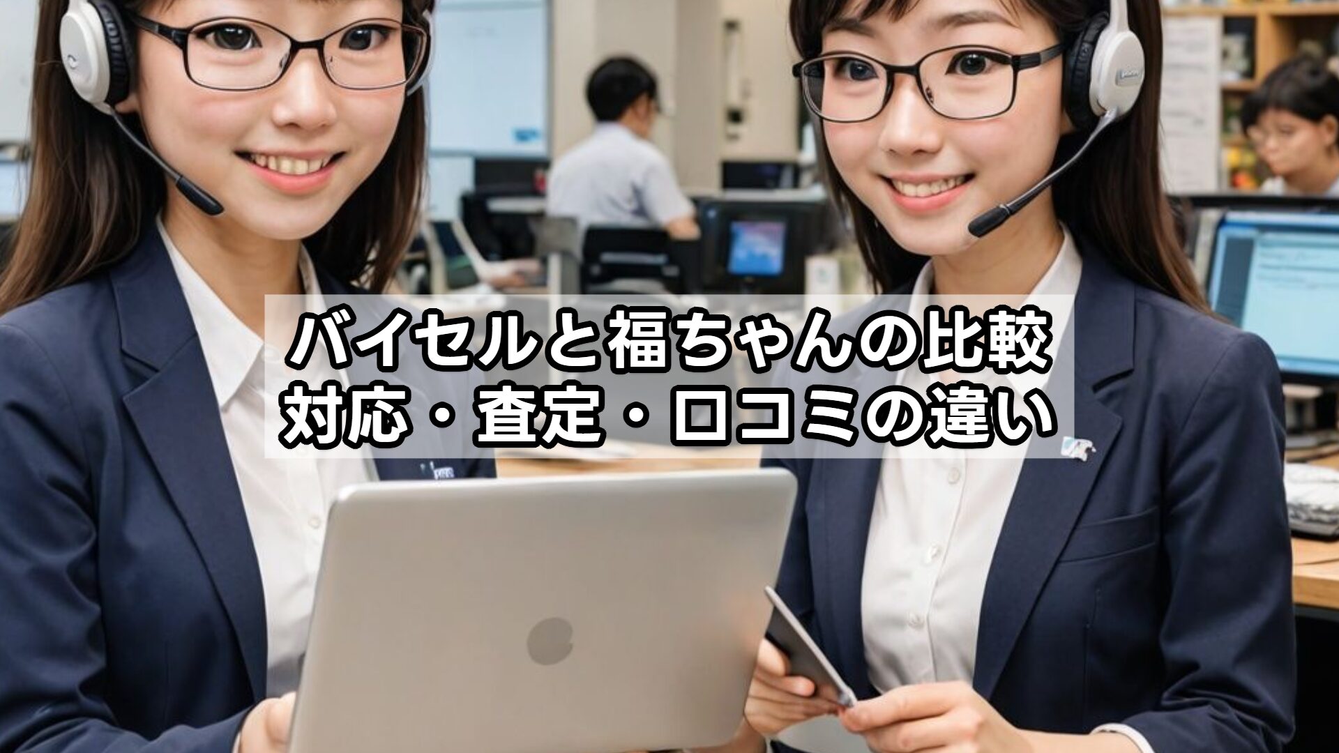 バイセルと福ちゃんの比較｜対応・査定・口コミの違い
