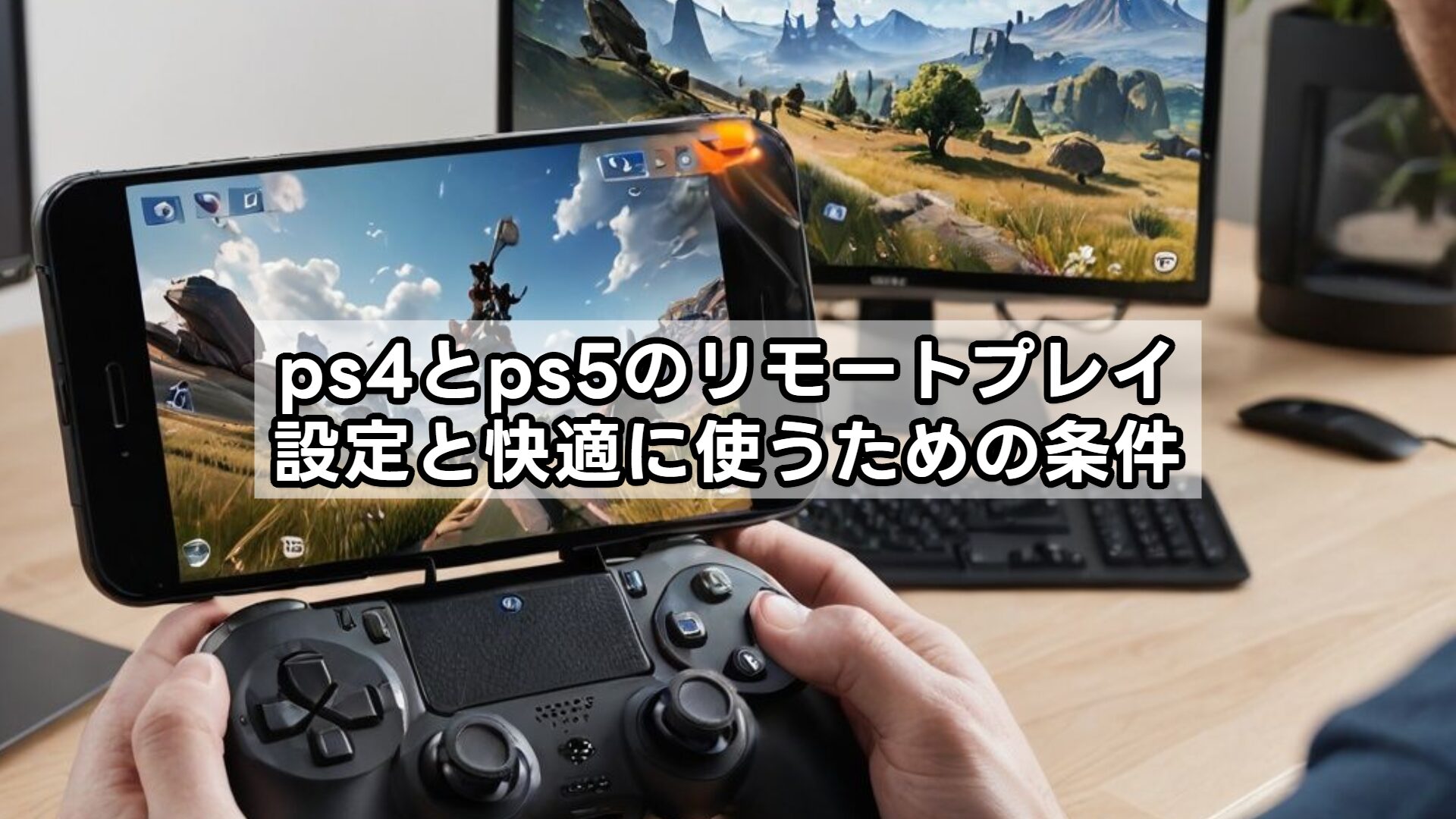 ps4とps5のリモートプレイ設定と快適に使うための条件