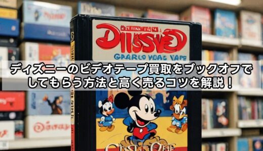 ディズニーのビデオテープ買取をブックオフでしてもらう方法と高く売るコツを解説！
