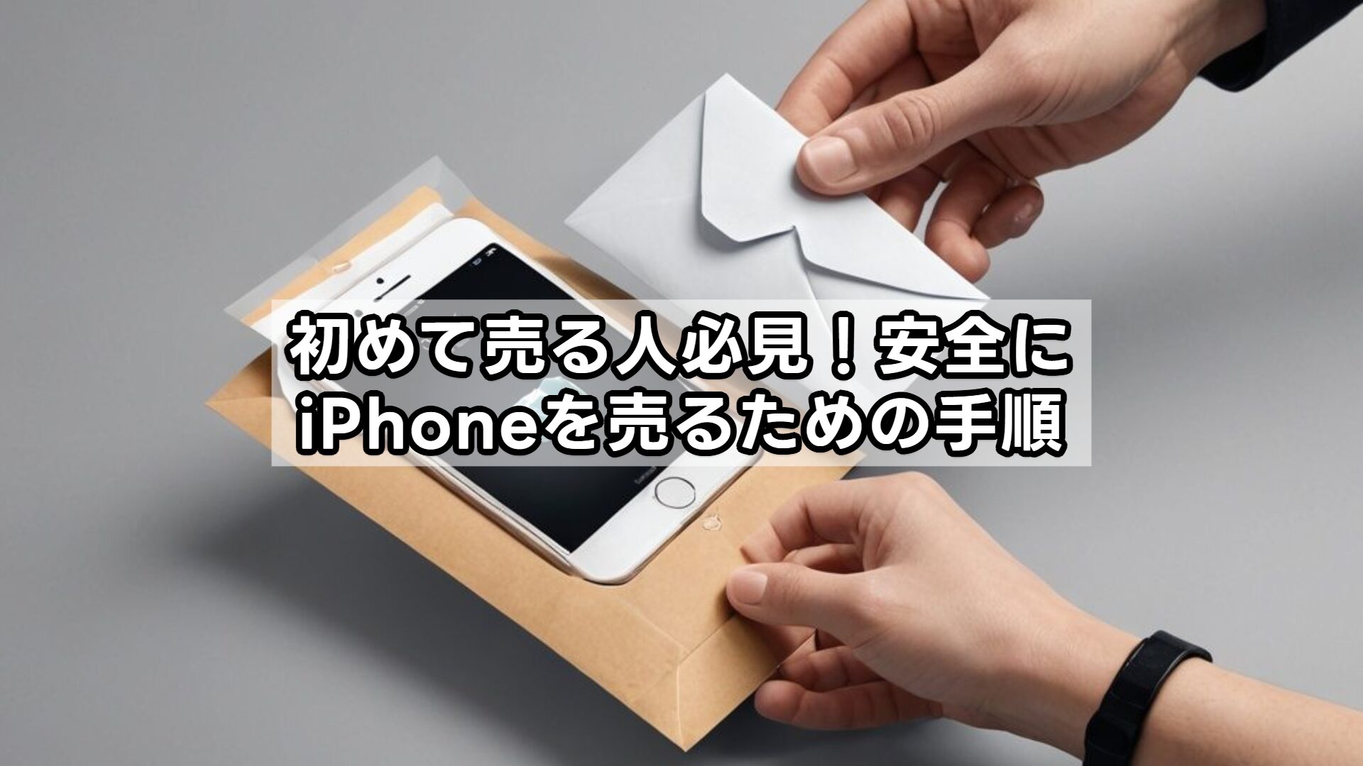 初めて売る人必見！安全にiPhoneを売るための手順
