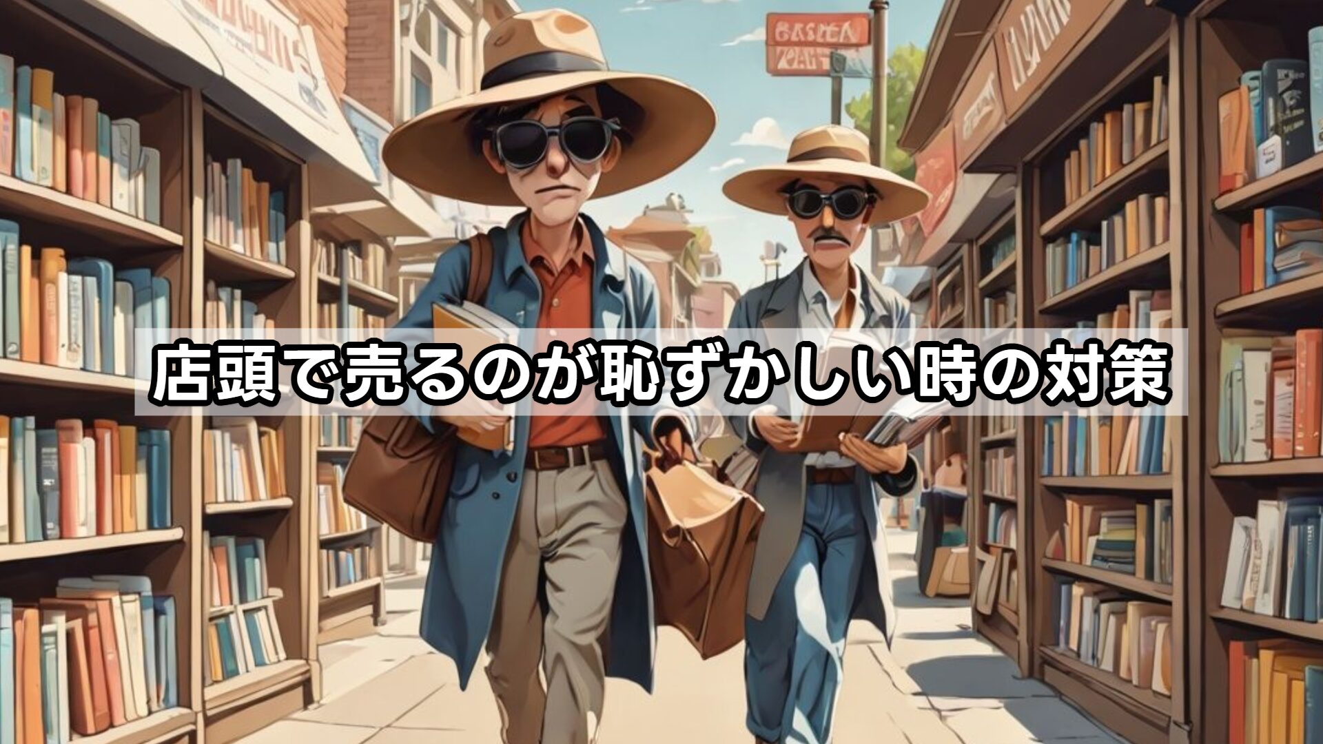 店頭で売るのが恥ずかしい時の対策