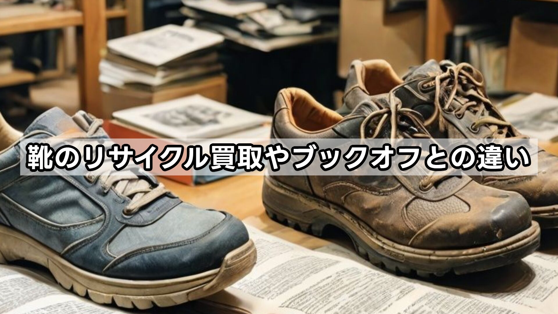 靴のリサイクル買取やブックオフとの違い