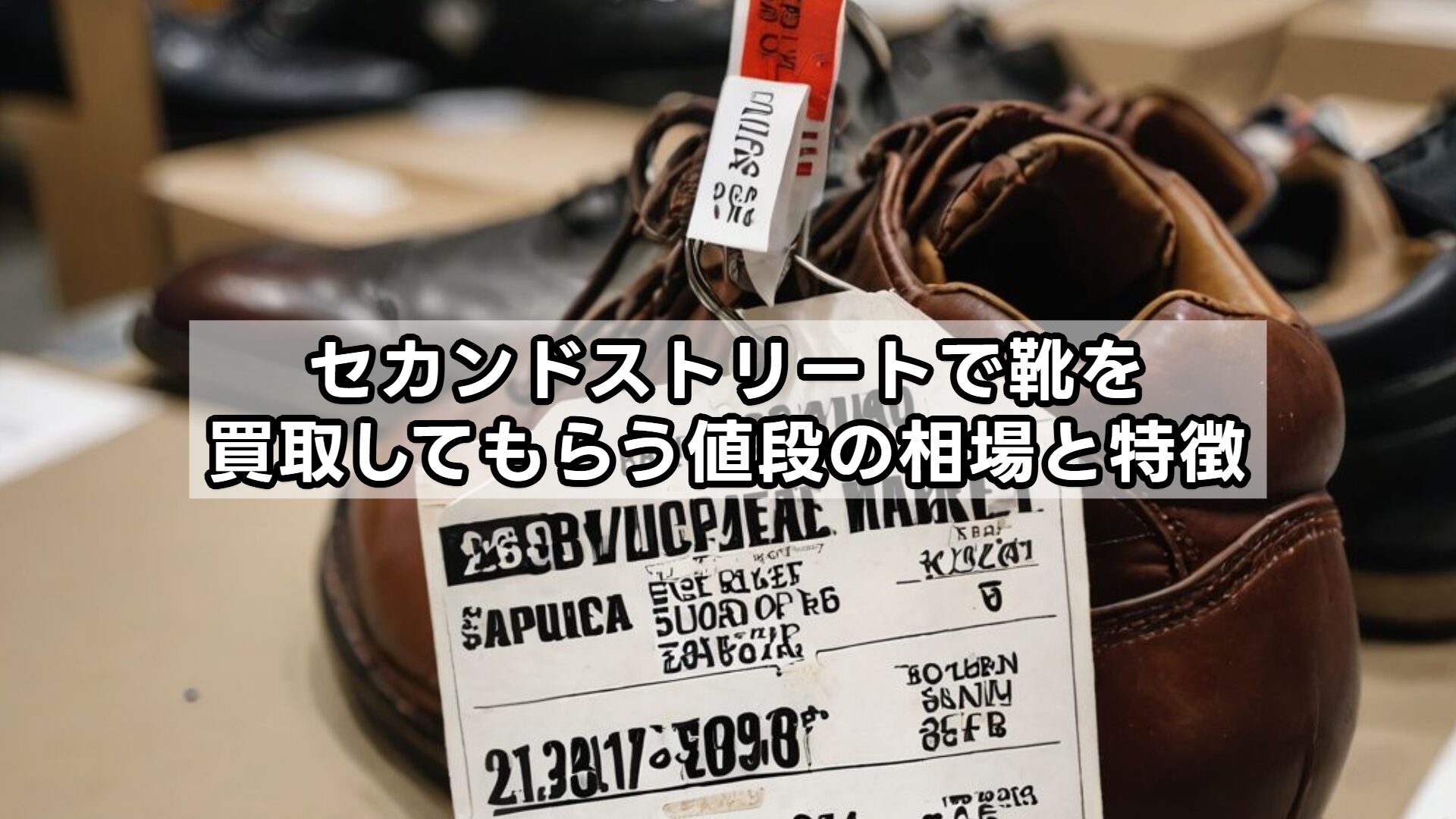 セカンドストリートで靴を買取してもらう値段の相場と特徴