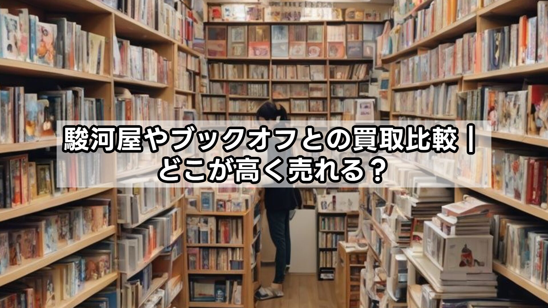 駿河屋やブックオフとの買取比較|どこが高く売れる?