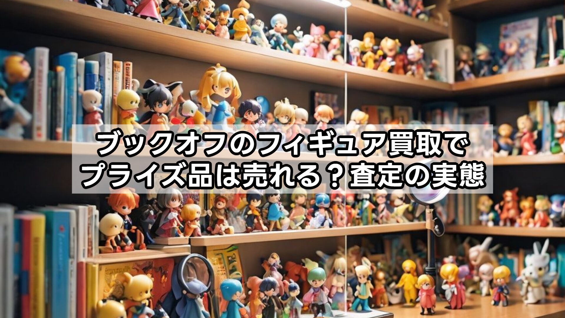ブックオフのフィギュア買取でプライズ品は売れる？査定の実態