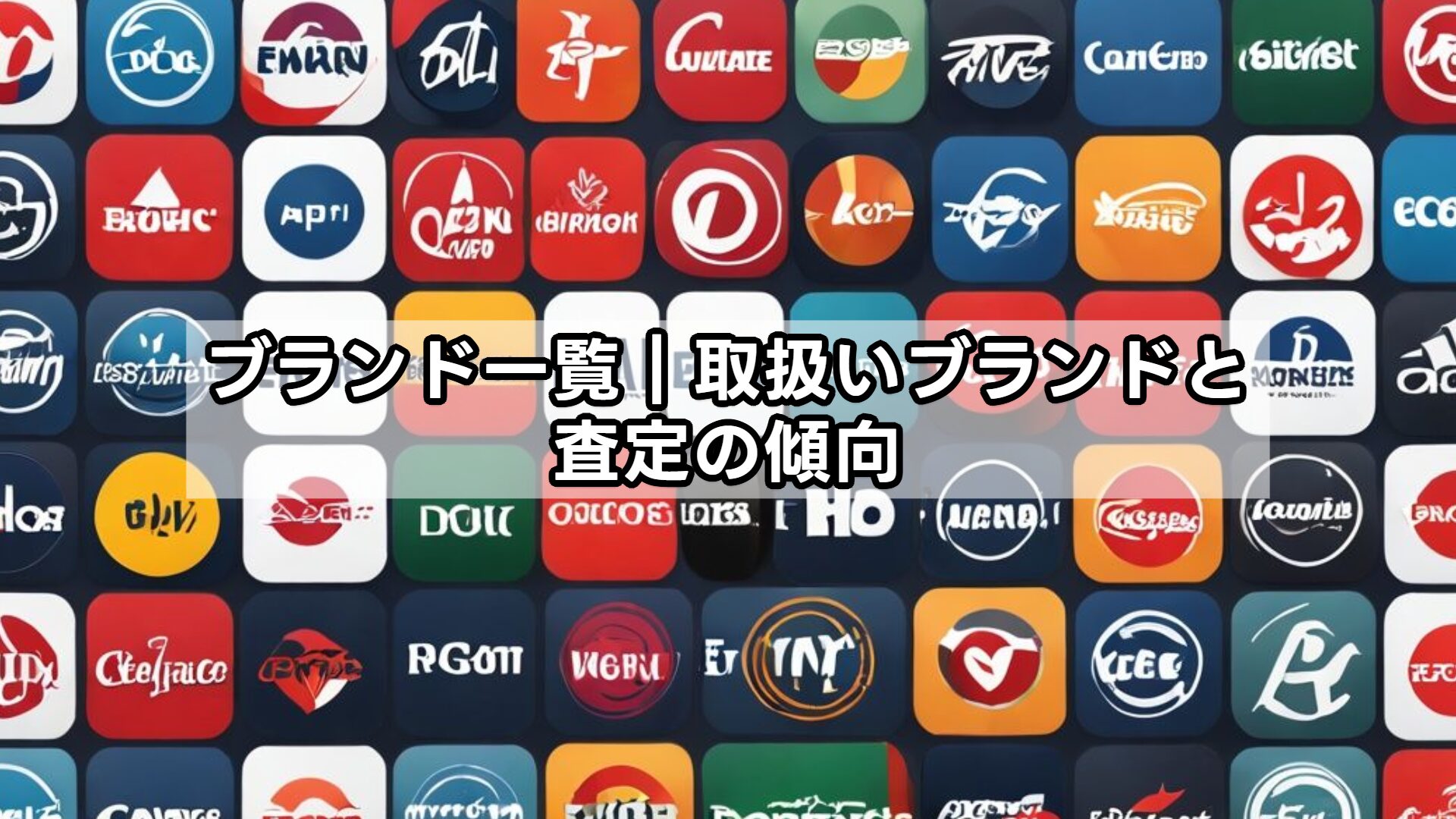 ブランド一覧｜取扱いブランドと査定の傾向