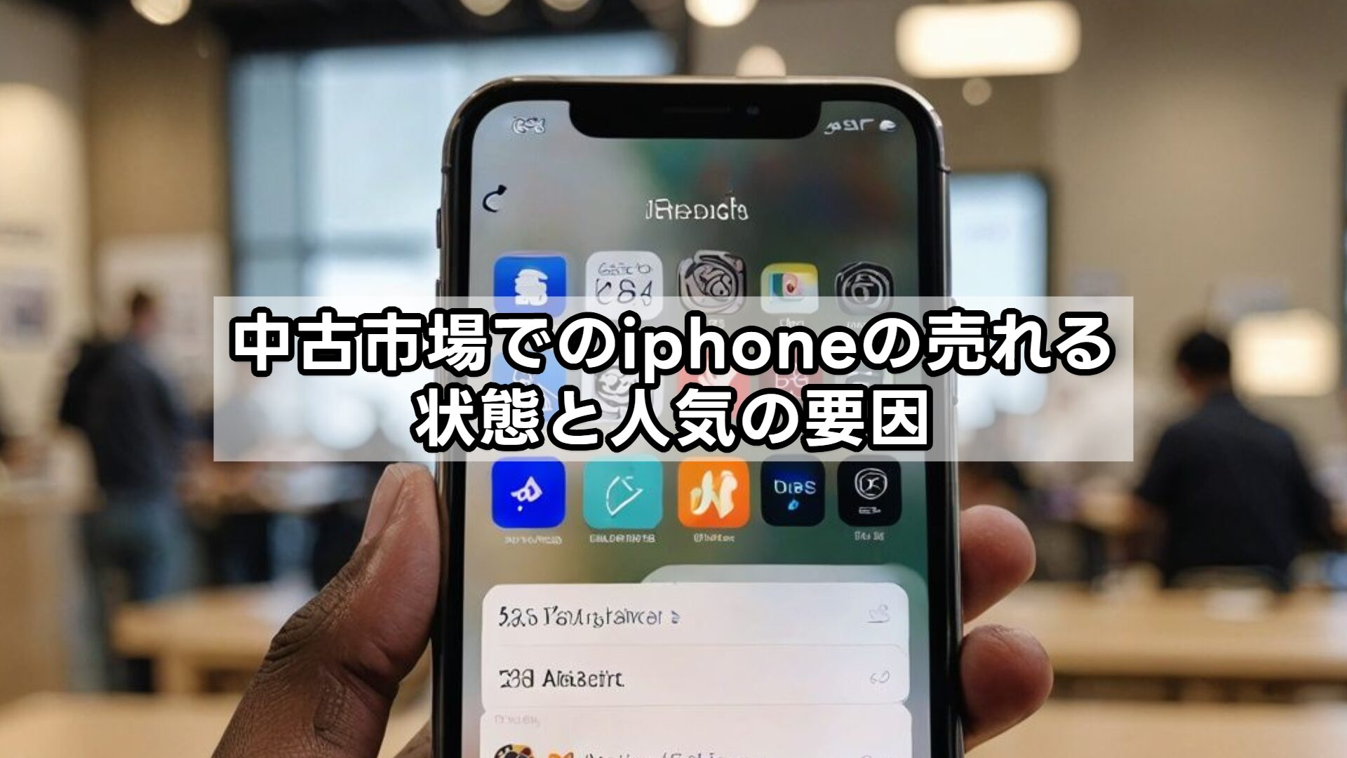 中古市場でのiphoneの売れる状態と人気の要因
