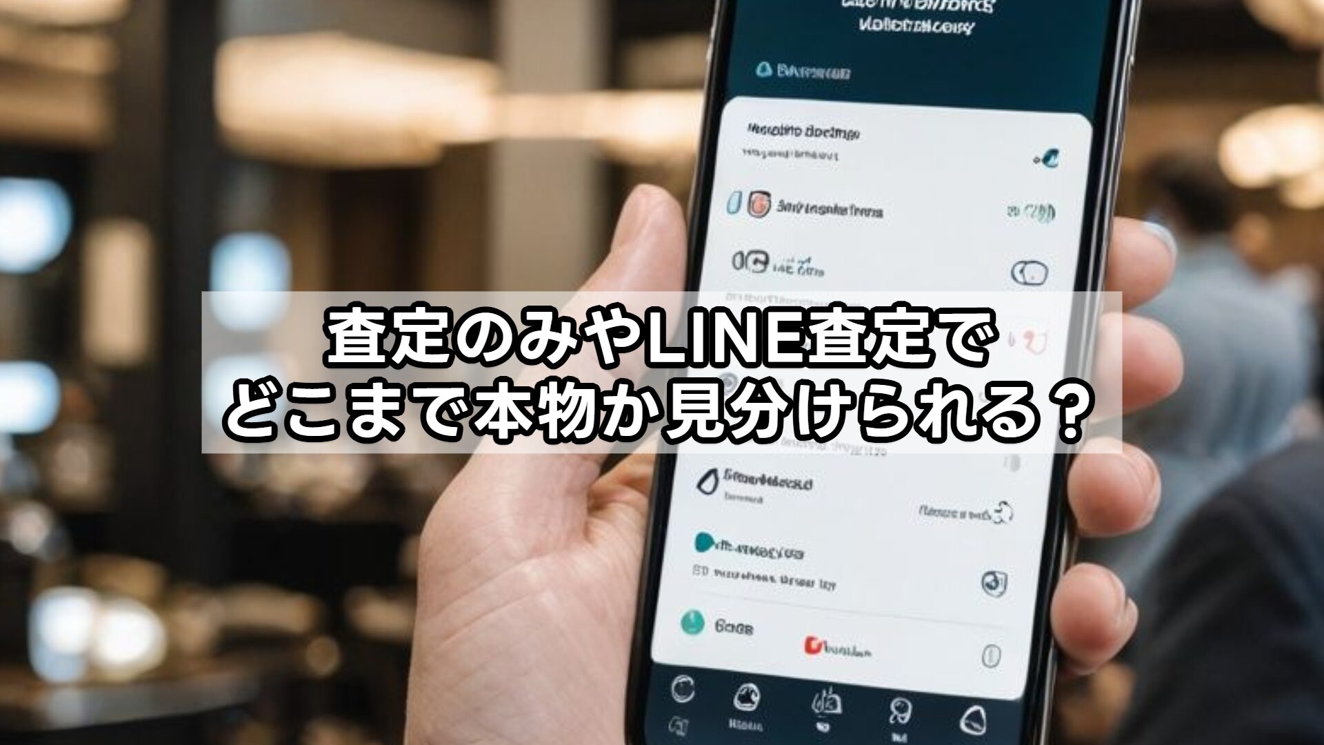査定のみやLINE査定でどこまで本物か見分けられる？