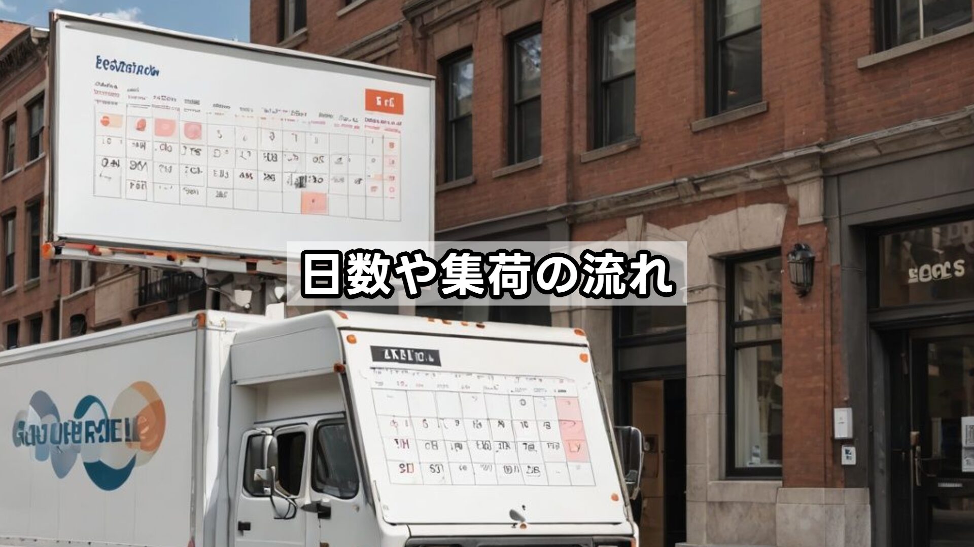 日数や集荷の流れ