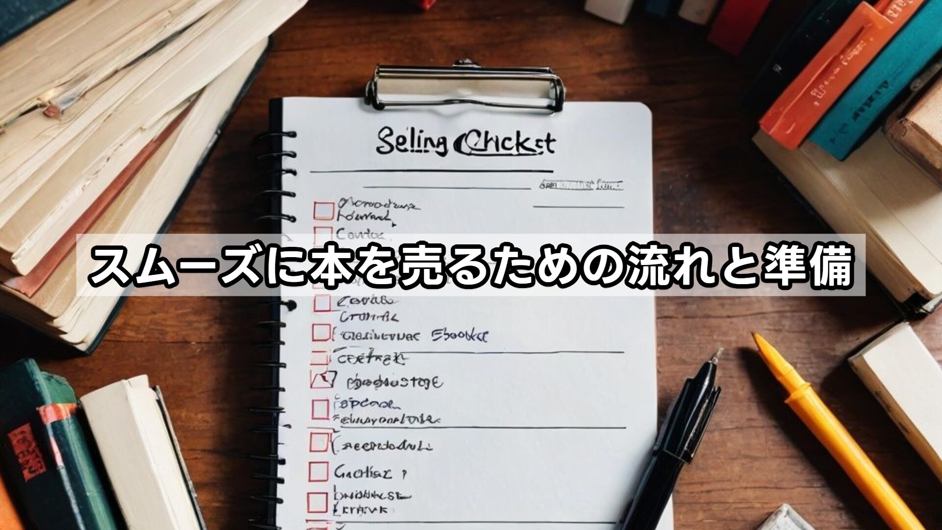 スムーズに本を売るための流れと準備