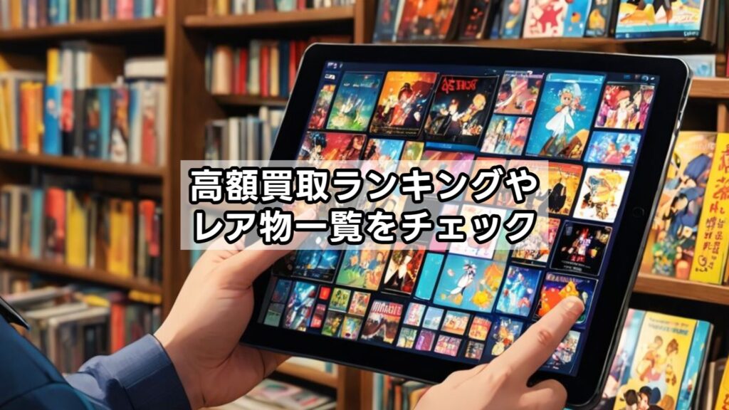 高額買取ランキングやレア物一覧をチェック