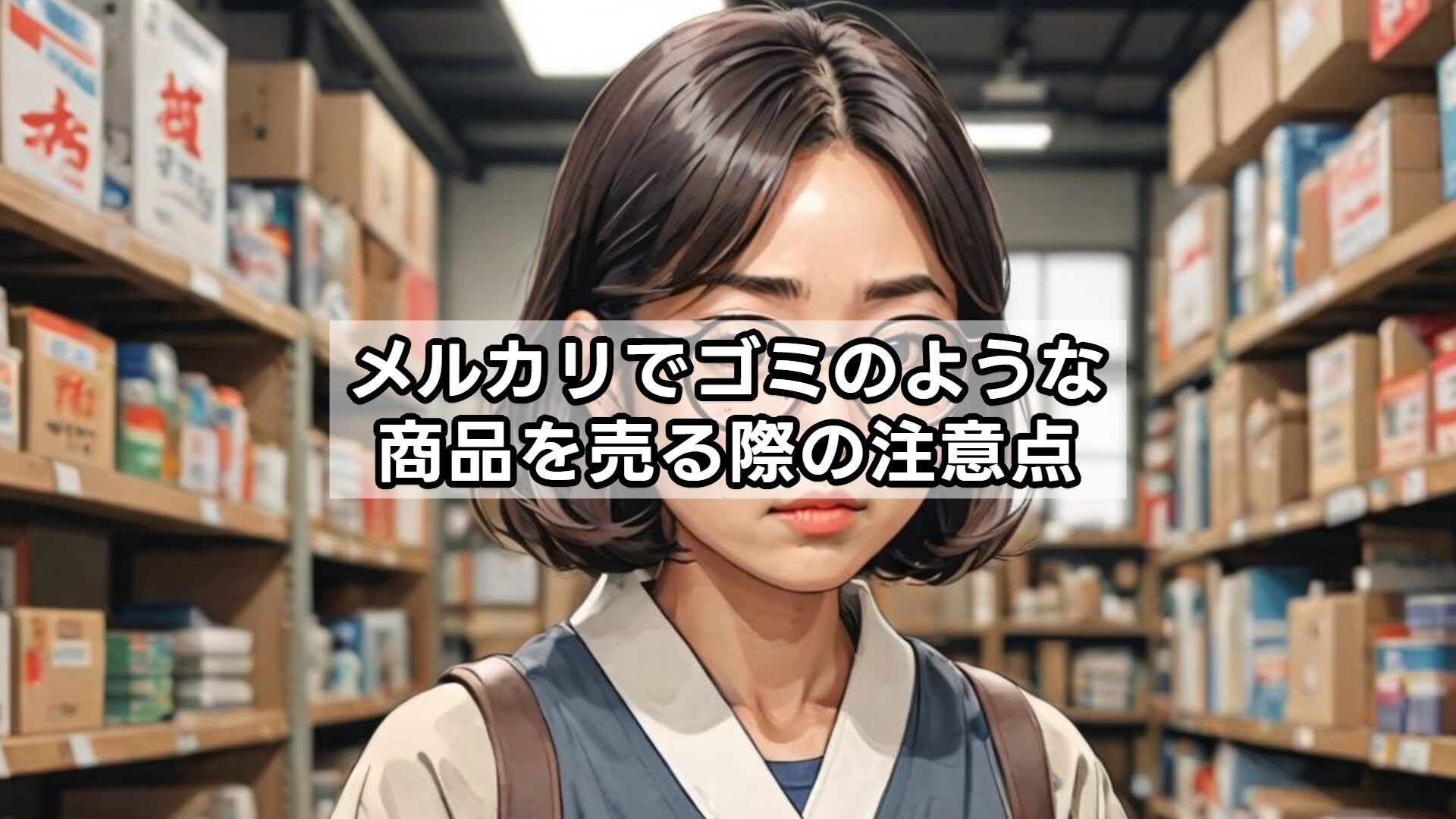 メルカリでゴミのような商品を売る際の注意点