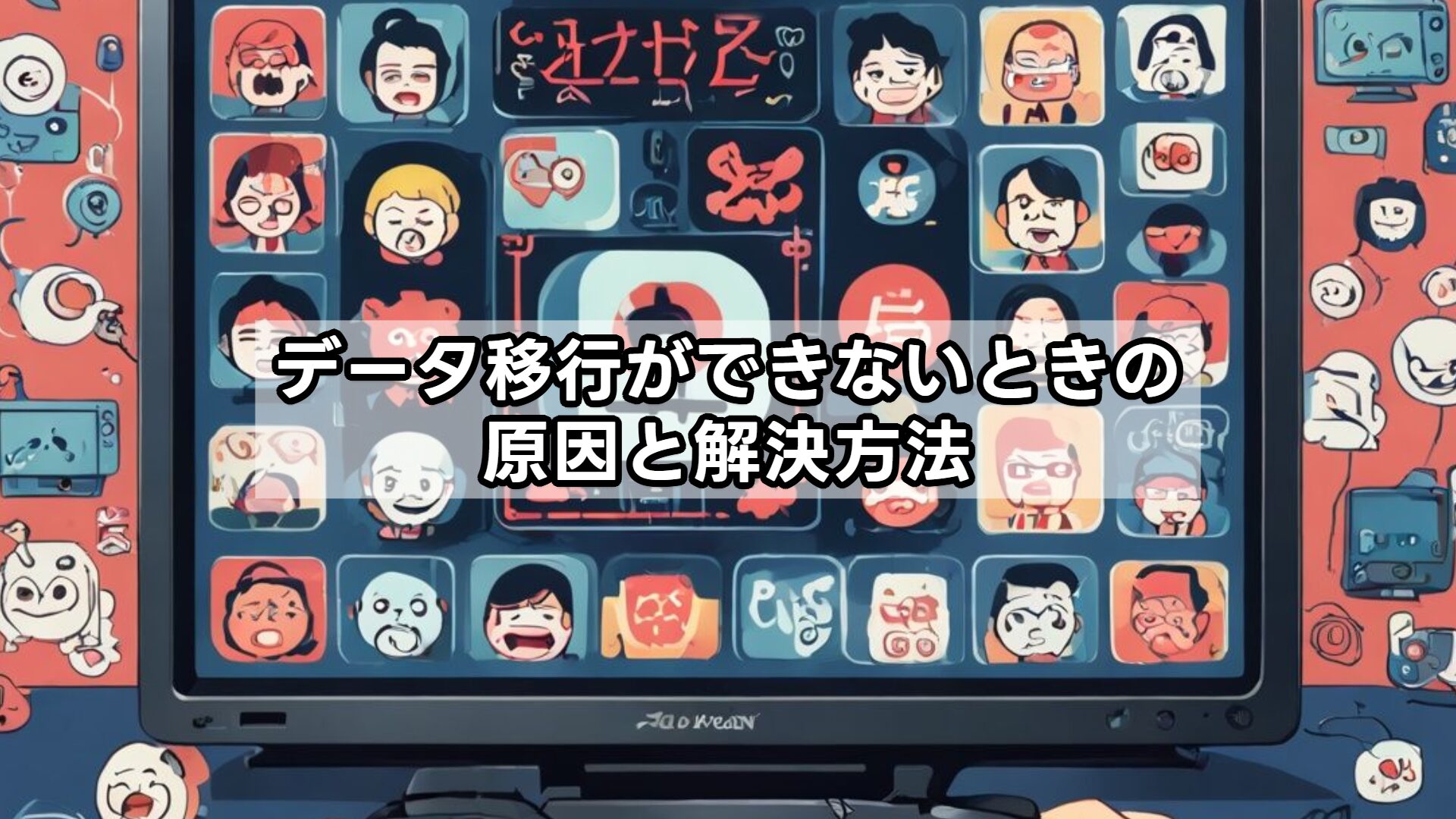 データ移行ができないときの原因と解決方法