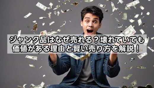 ジャンク品はなぜ売れる？壊れていても価値がある理由と賢い売り方を解説！