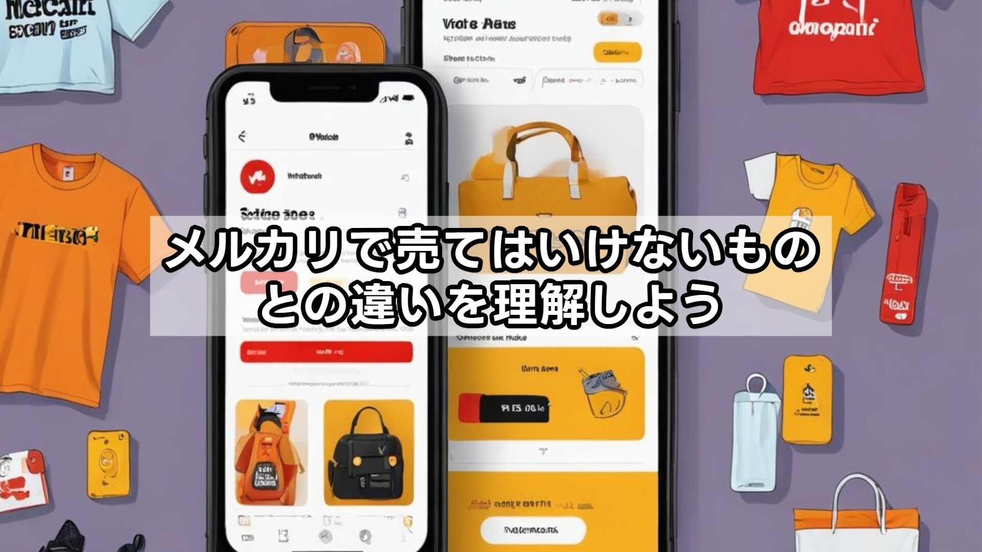 メルカリで売ってはいけないものとの違いを理解しよう