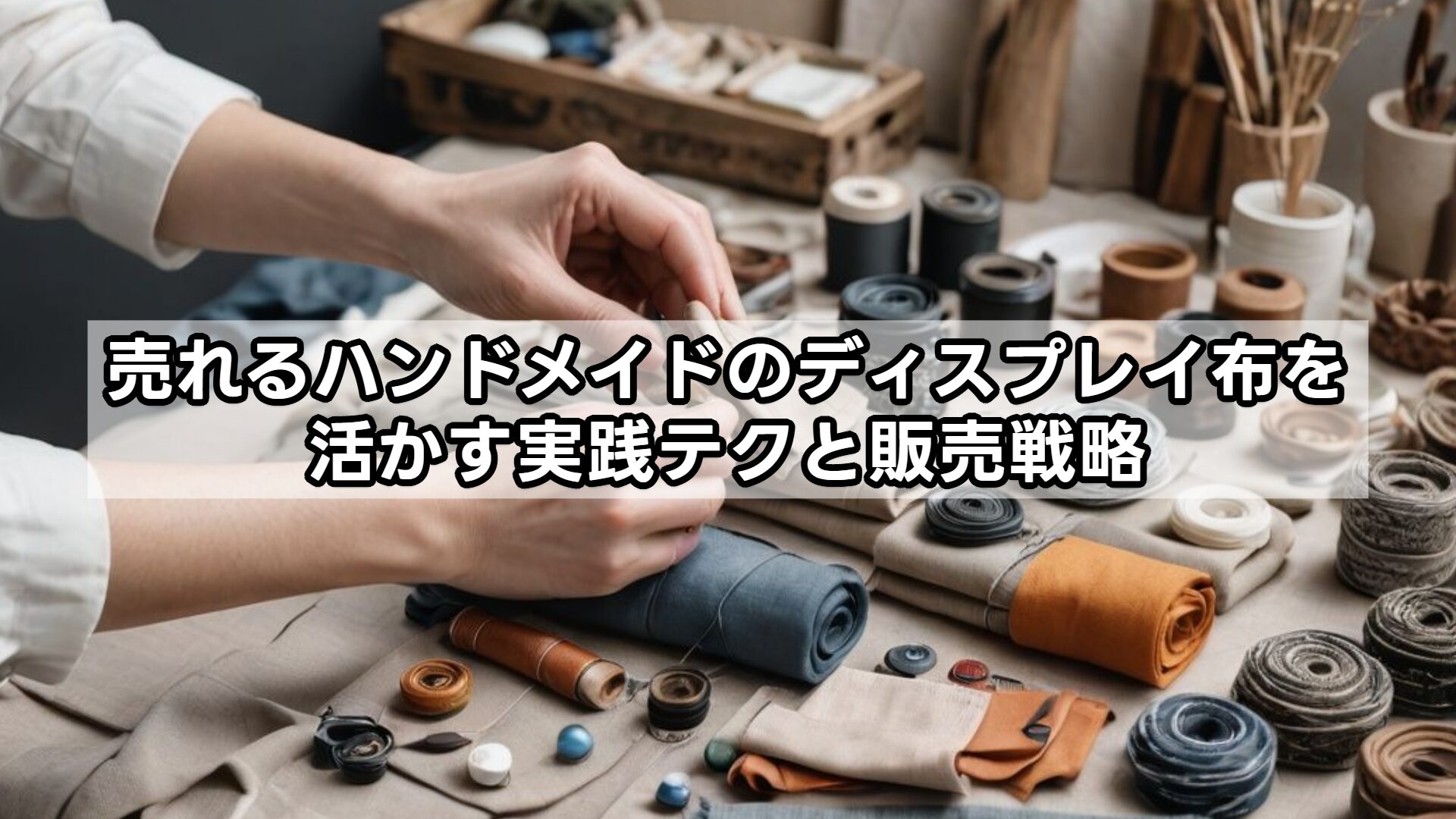 売れるハンドメイドのディスプレイ布を活かす実践テクと販売戦略