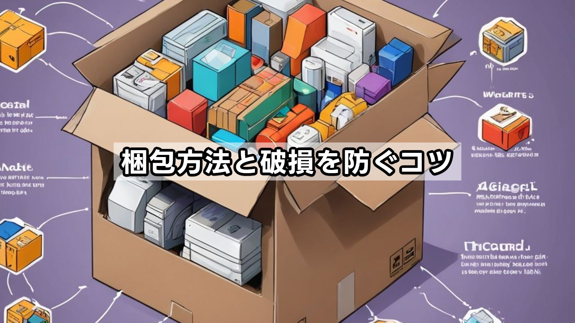 梱包方法と破損を防ぐコツ